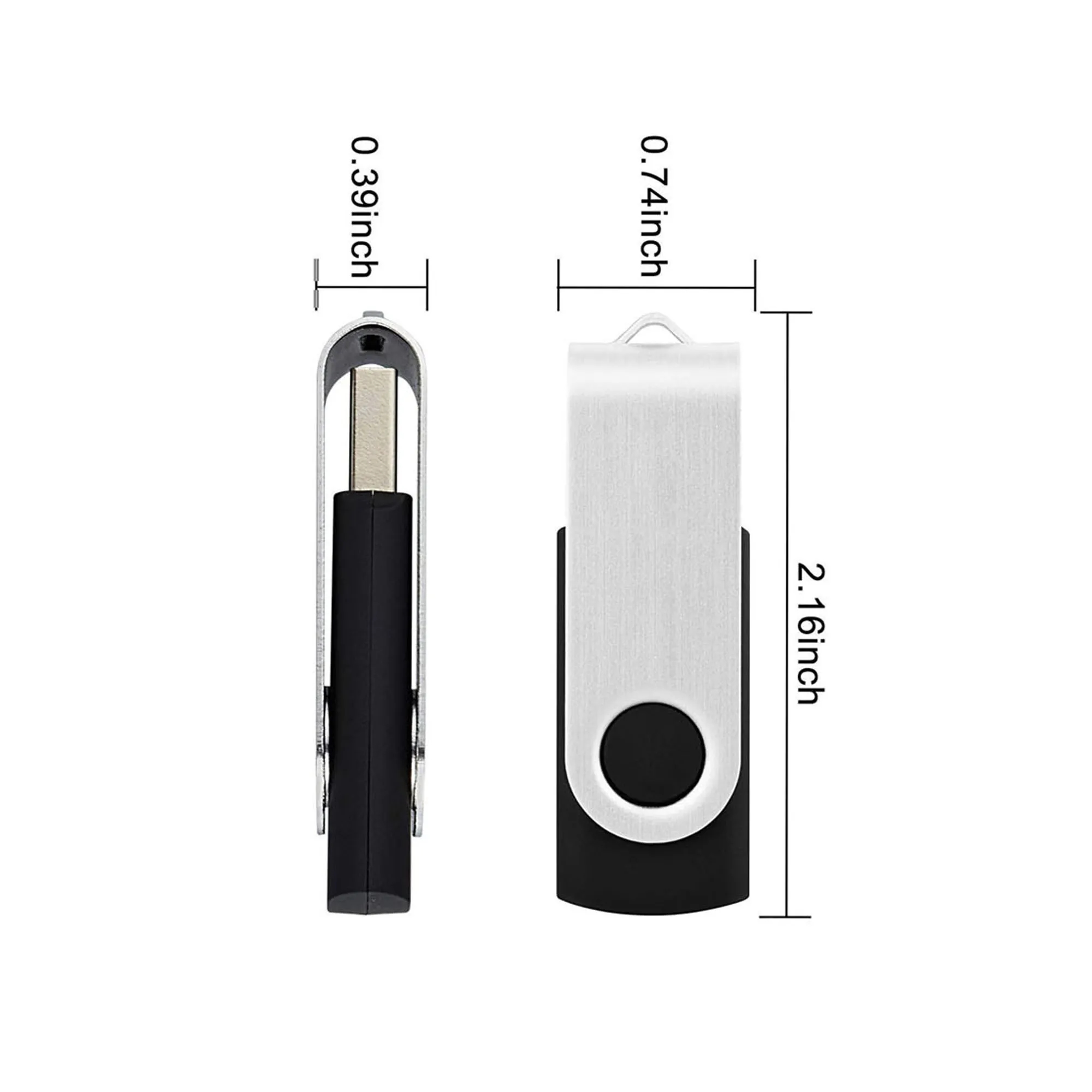 4GB Classic Swivel USB Flash Drive 3