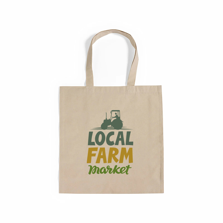 6 oz. Econo Cotton Tote Bag - Natural 6