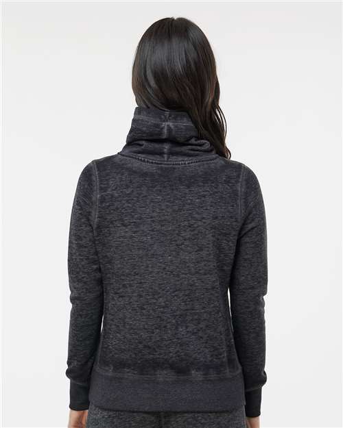 Women's Zen Fleece Cowl Neck Sweatshirt - 8930 15