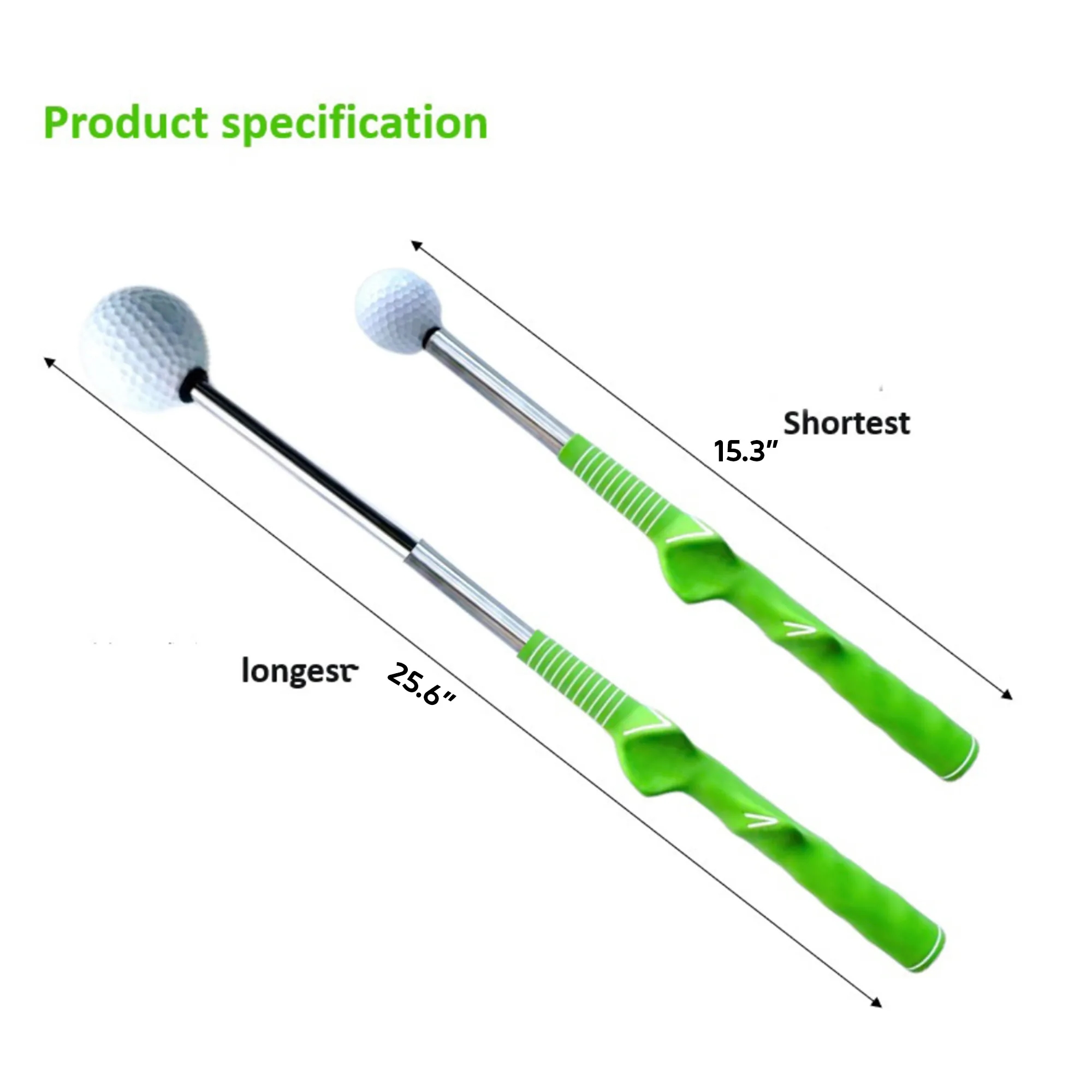 Retractable Golf Swing Trainer Stick 1