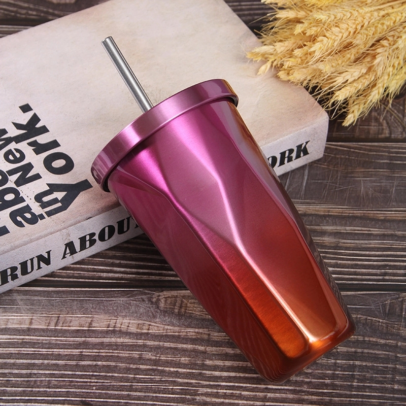 16oz Travel Mug Tumbler with Lid and Straw 6