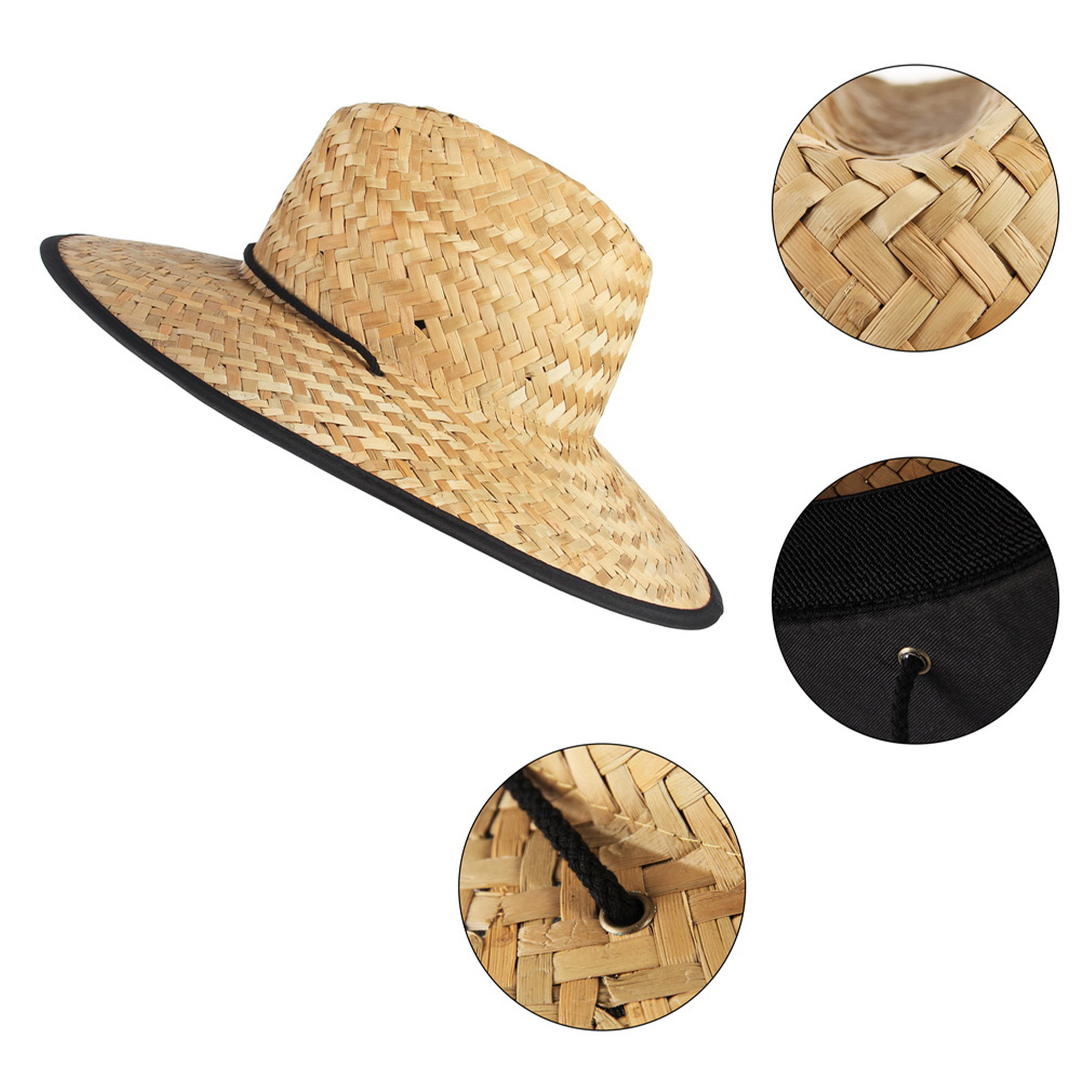 Sun Protection Beach Straw Hat 2