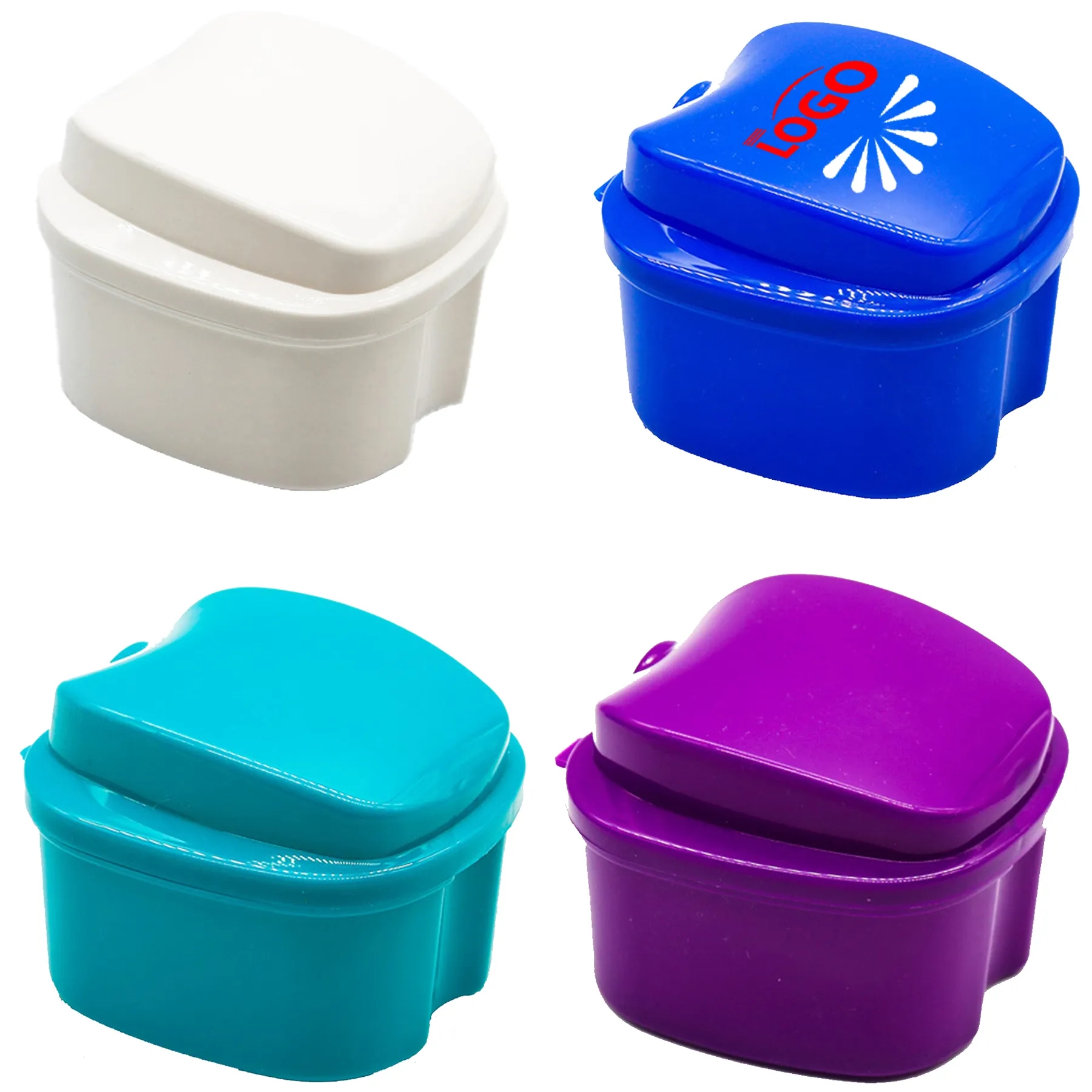 Denture Bath Case Cup Box Holder