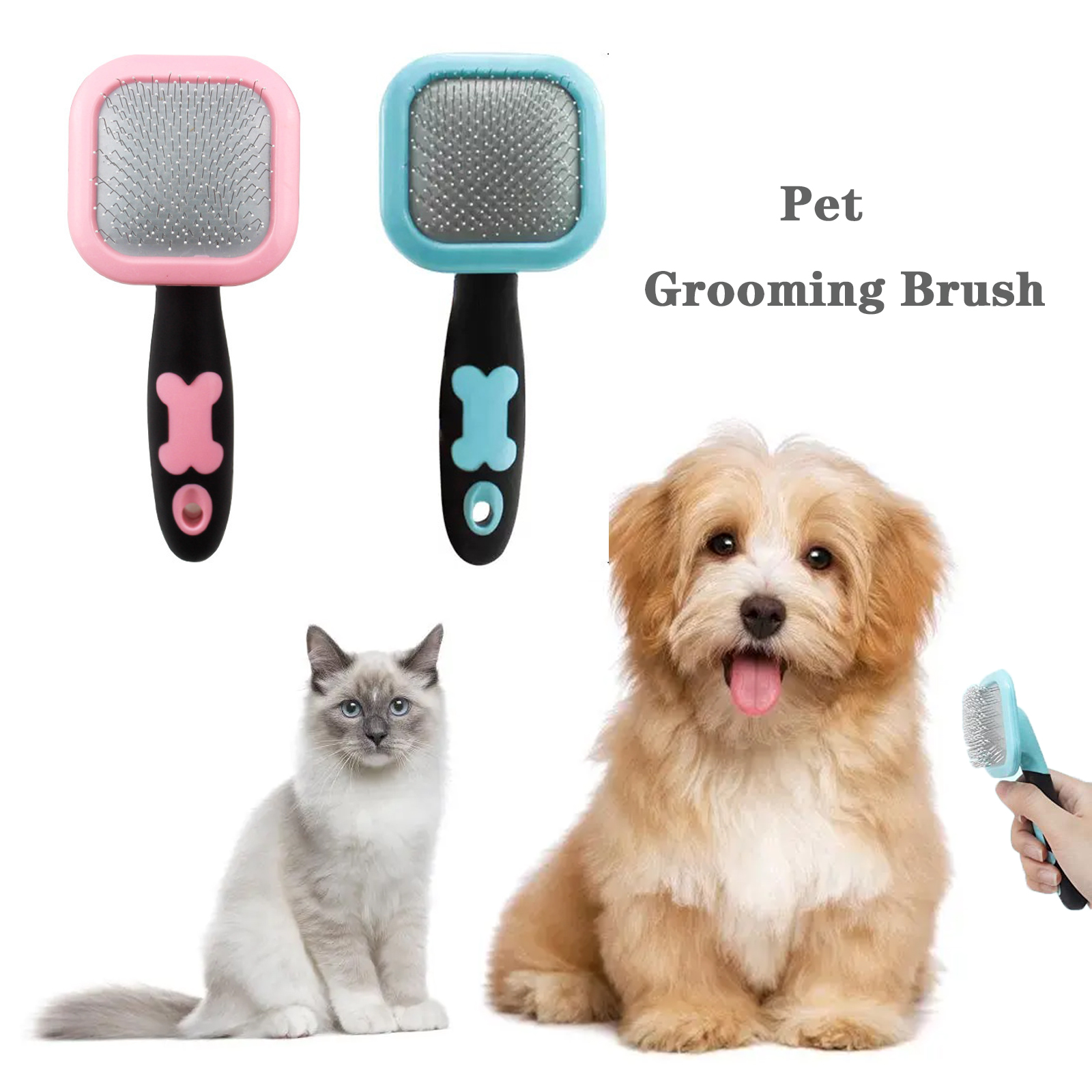 Slicker Pet Grooming Brush 2