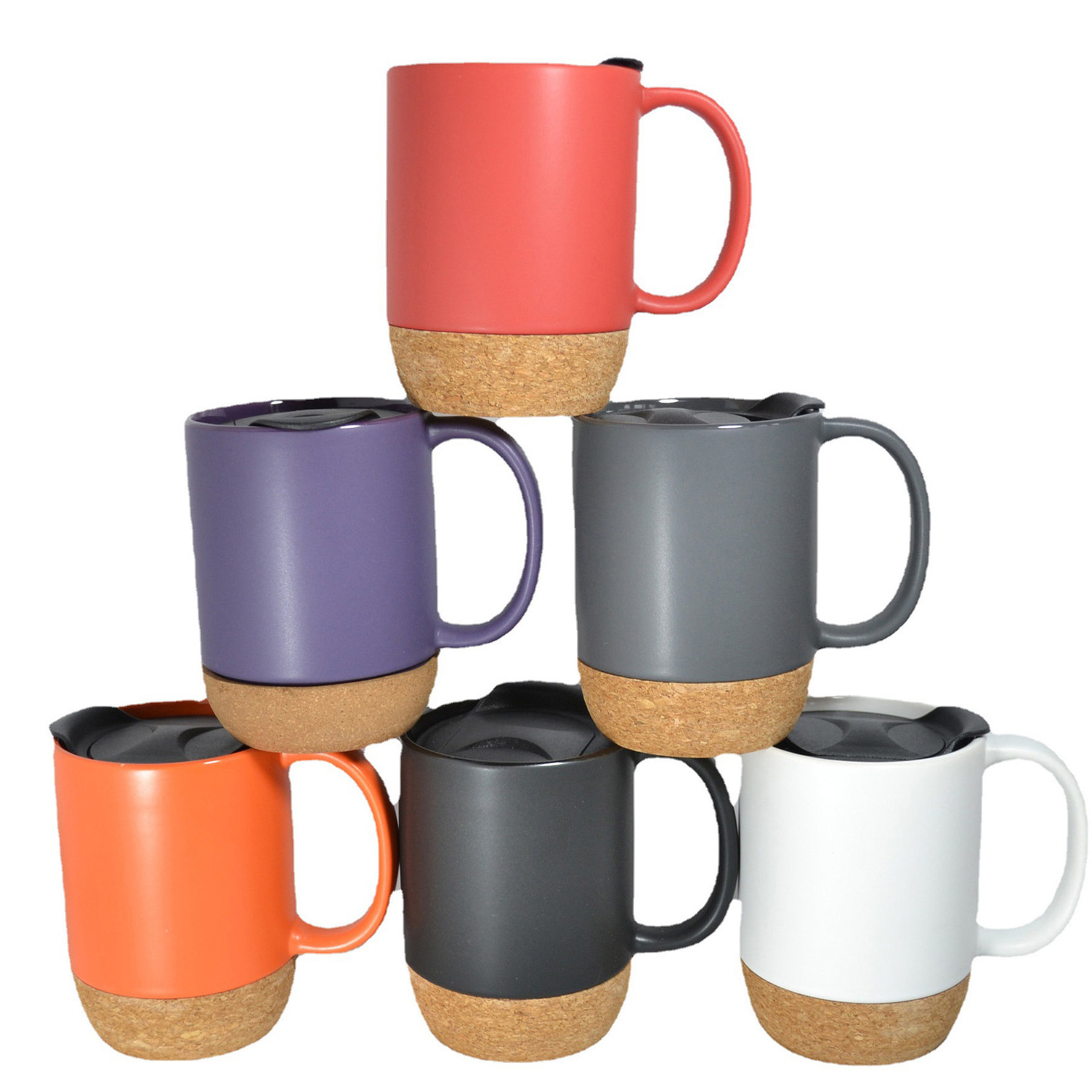 13 Ounces Mug with Cork Bottom 2