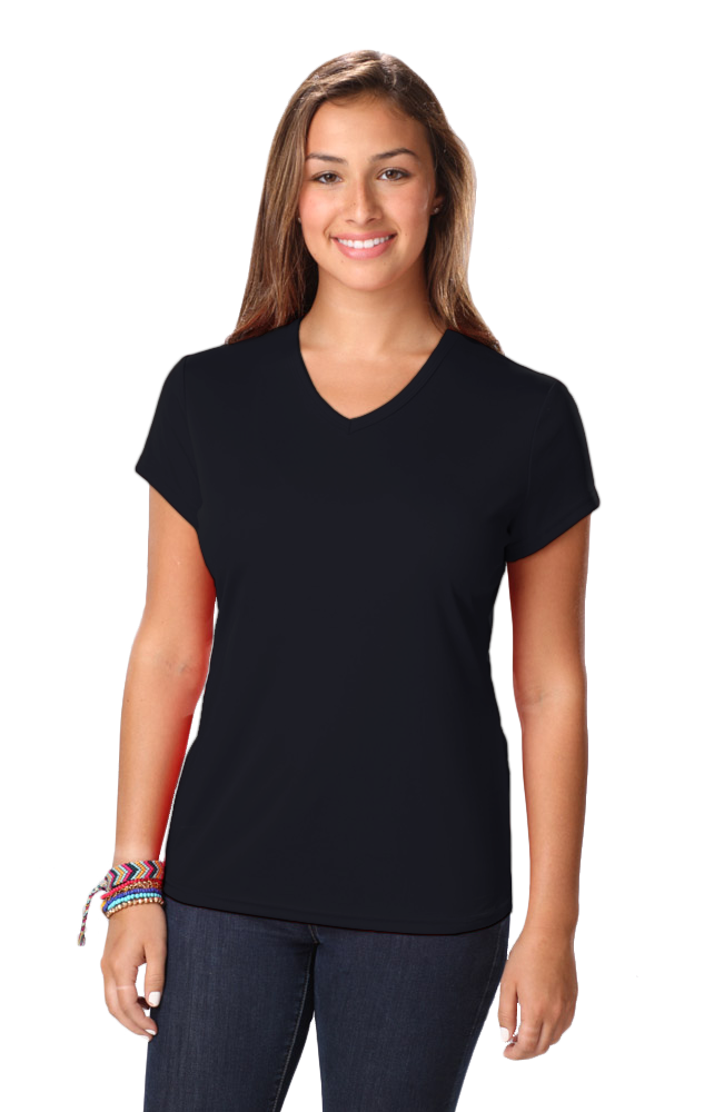 Ladies' Value Wicking V-Neck Tee 29