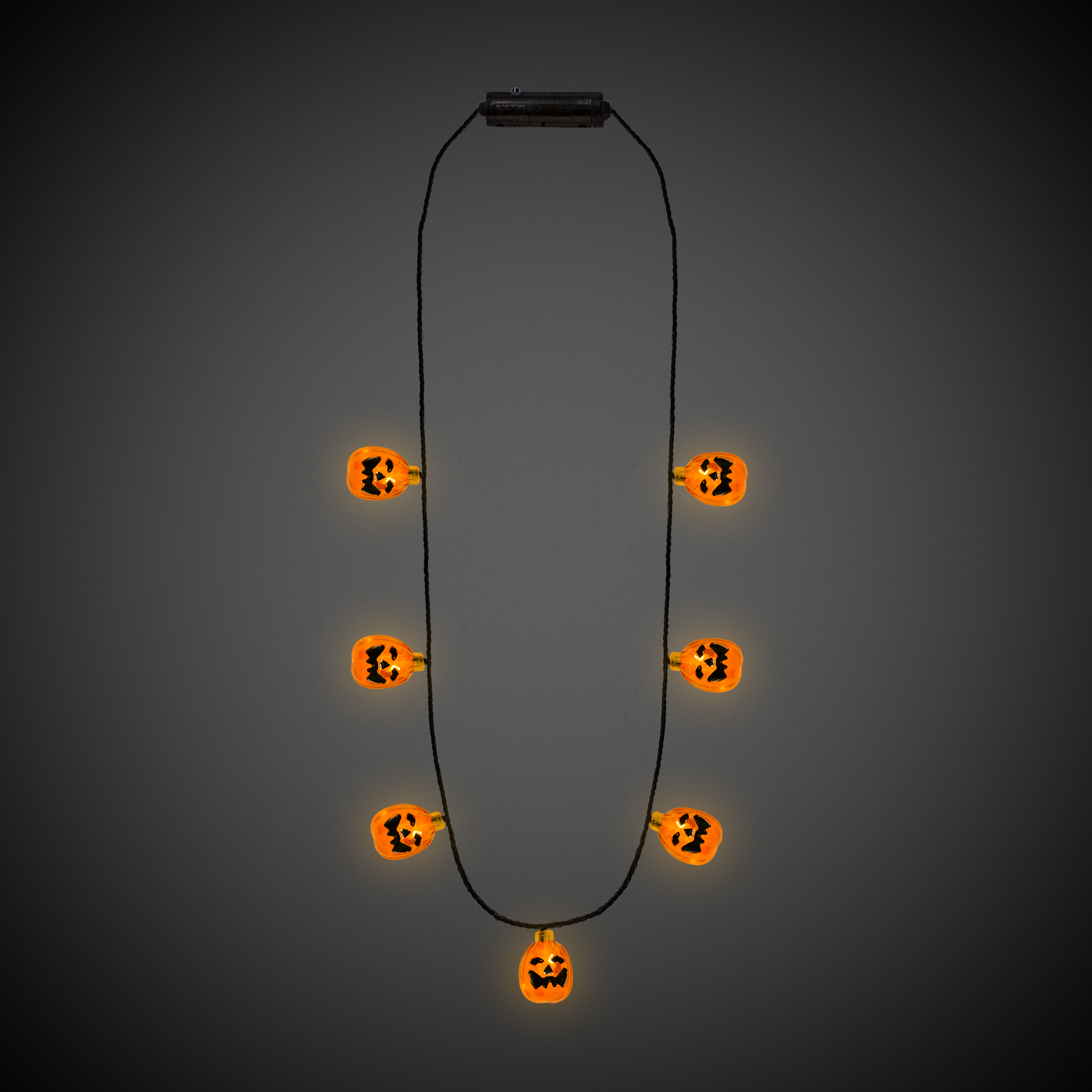 34" Light Up Pumpkin Necklace 3