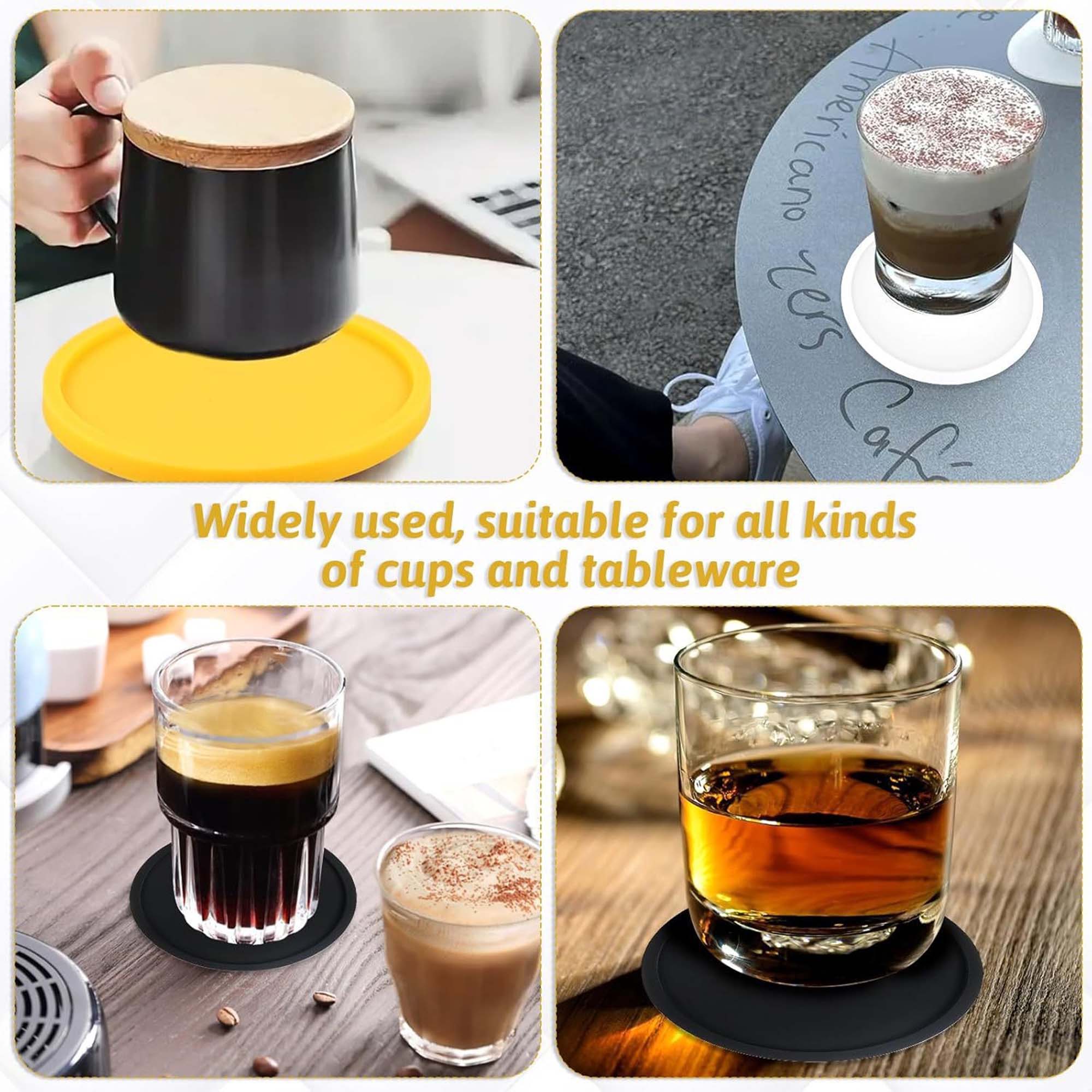 4in High-Temperature Resistant Silicone Coaster 4