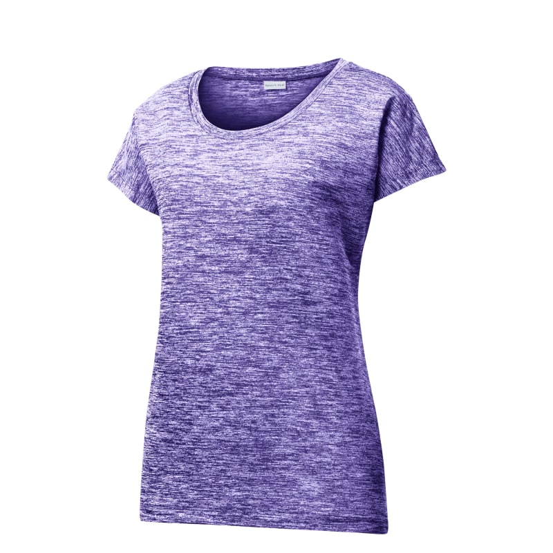 Sport-Tek Women's PosiCharge Electric Heather Sporty Tee. 60