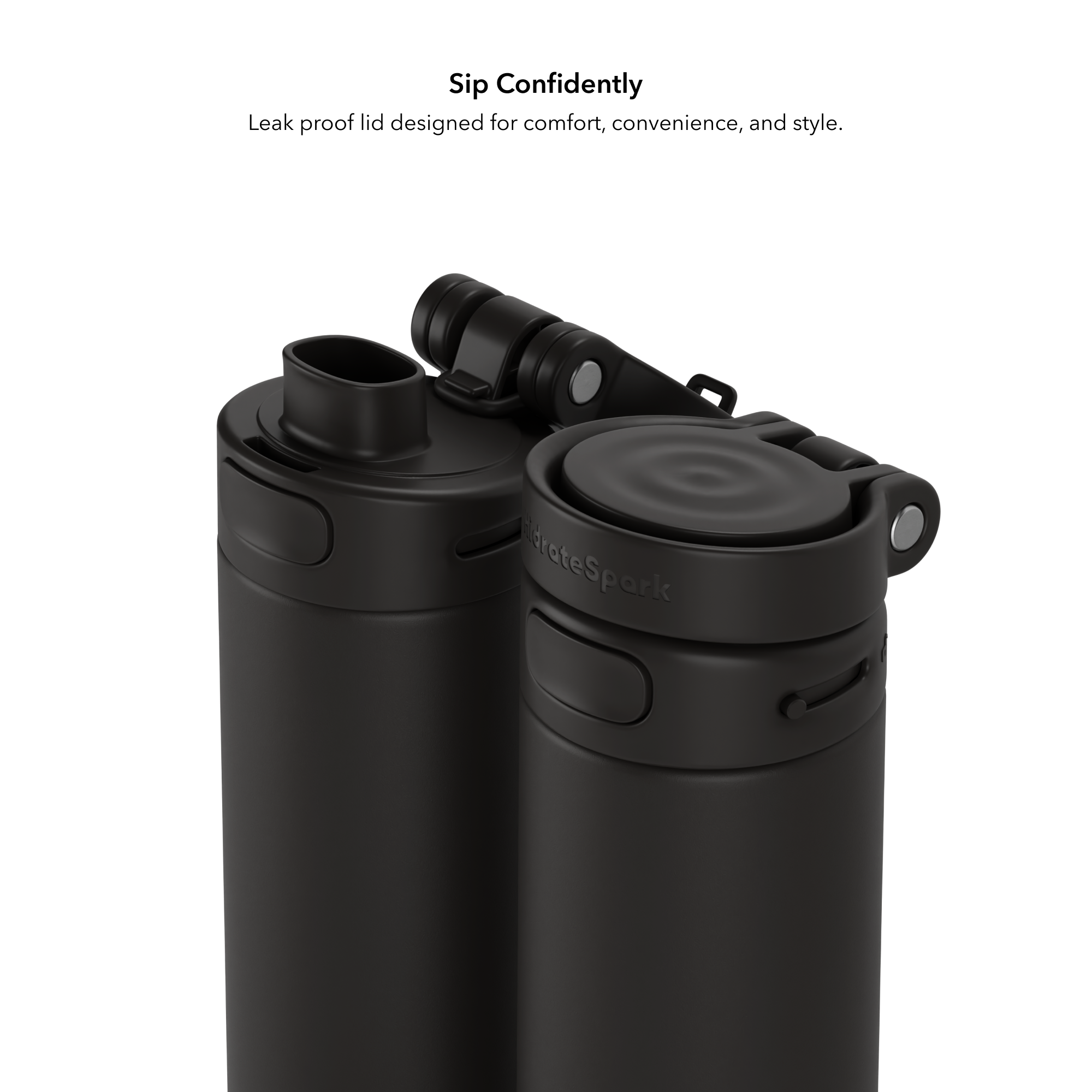HidrateSpark® 21 oz. PRO 2 Bottle with Chug Lid, Laser, Premium 3