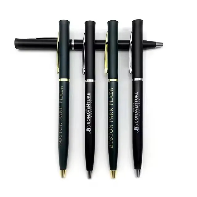 Gold Trim Hotel Twister Pen 6