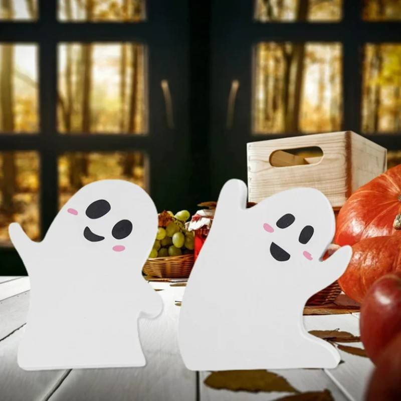 Plastic Halloween Ghost Decoration Pendant 5