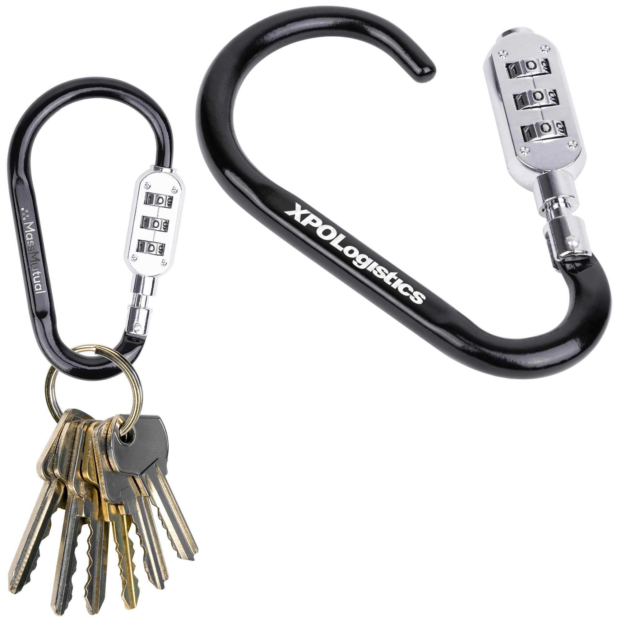 SecureLink Large Carabiner Keychain 3