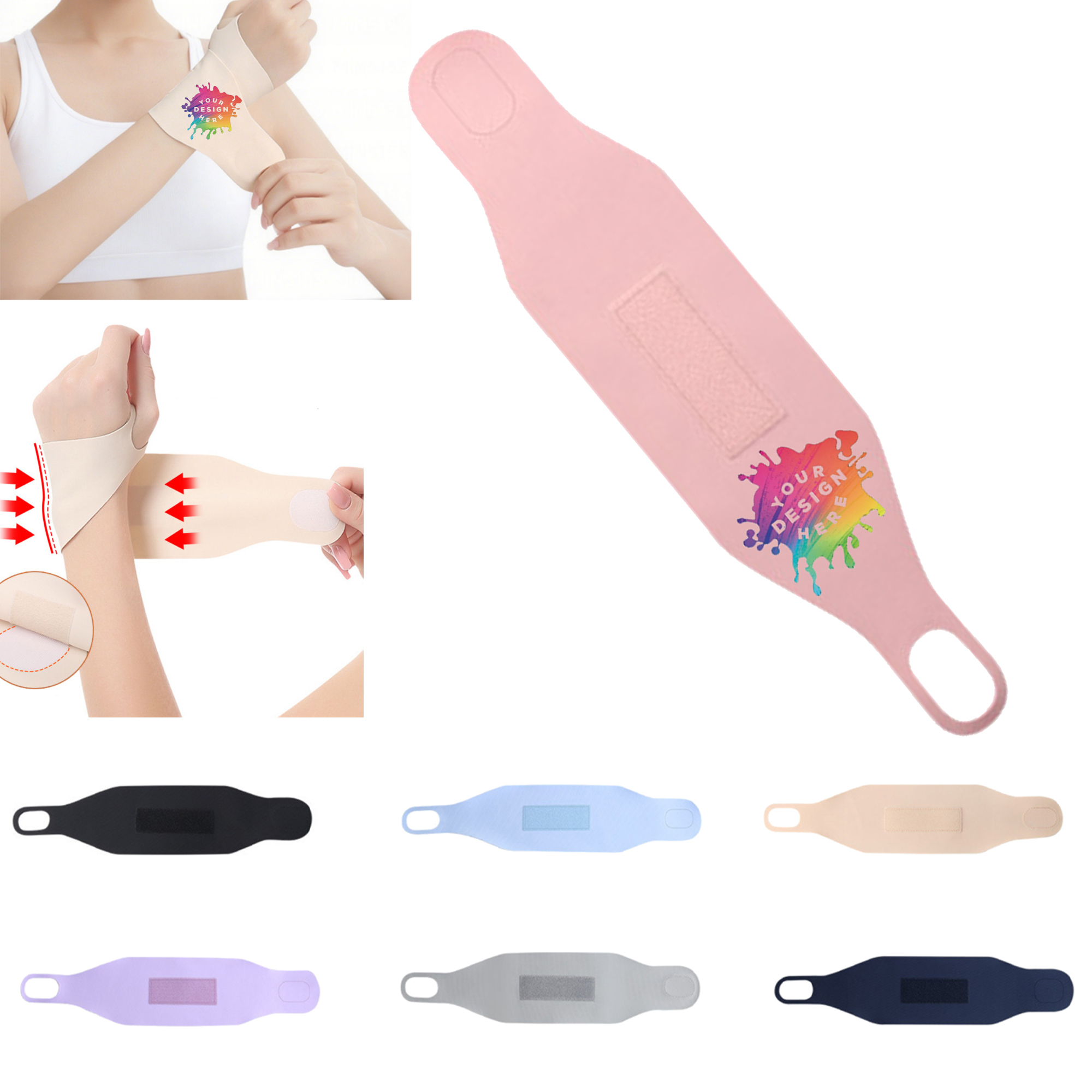 Full Color Support Brace Wrist Bands MOQ 50 4