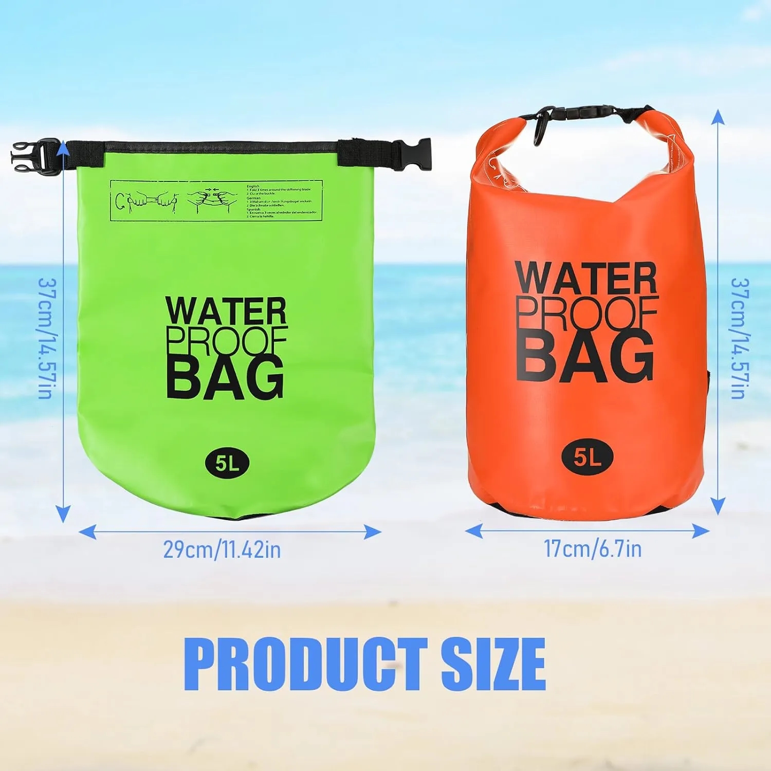 10L Outdoor Swimming Waterproof Dry Bag 1