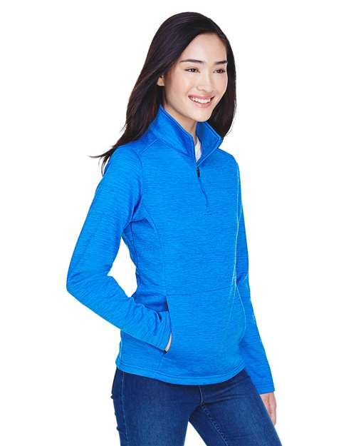 Women's Newbury Mélange Fleece Quarter-Zip Pullover - DG798W 29