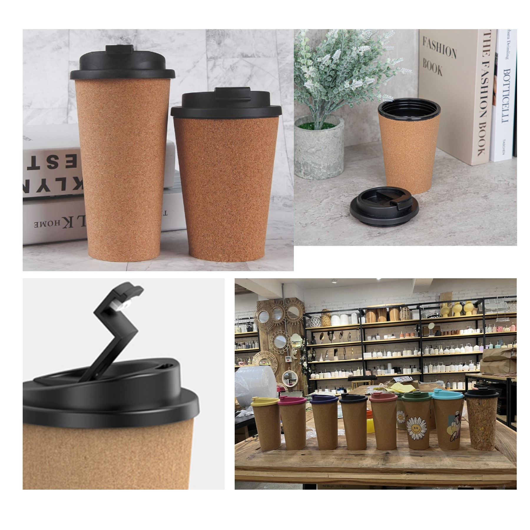 12oz Cork Coffee Mug/Cup 5