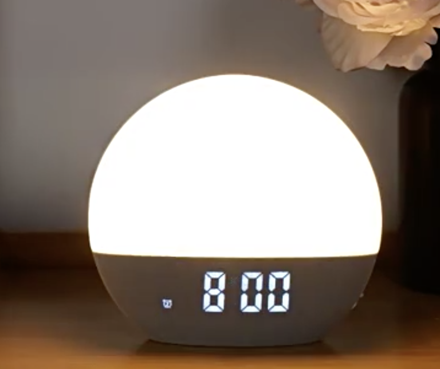 Alarm Clock with Sound Machine - Wake Up Light 8