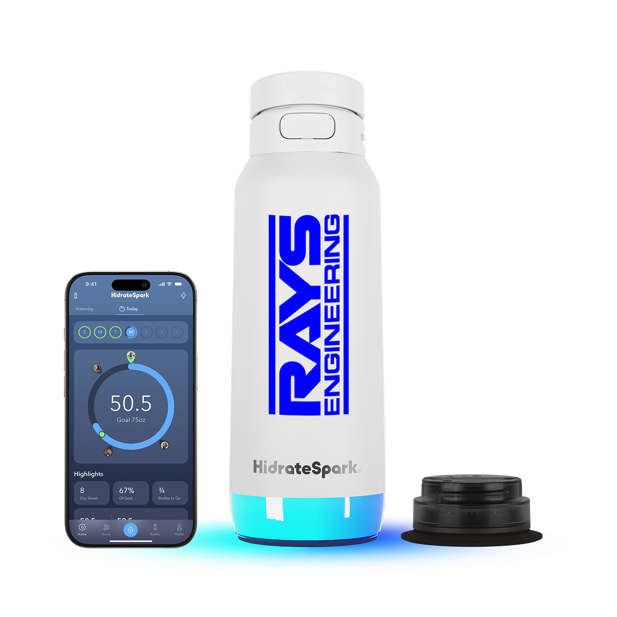 HidrateSpark® 32 oz. PRO 2 Bottle with Chug Lid 16
