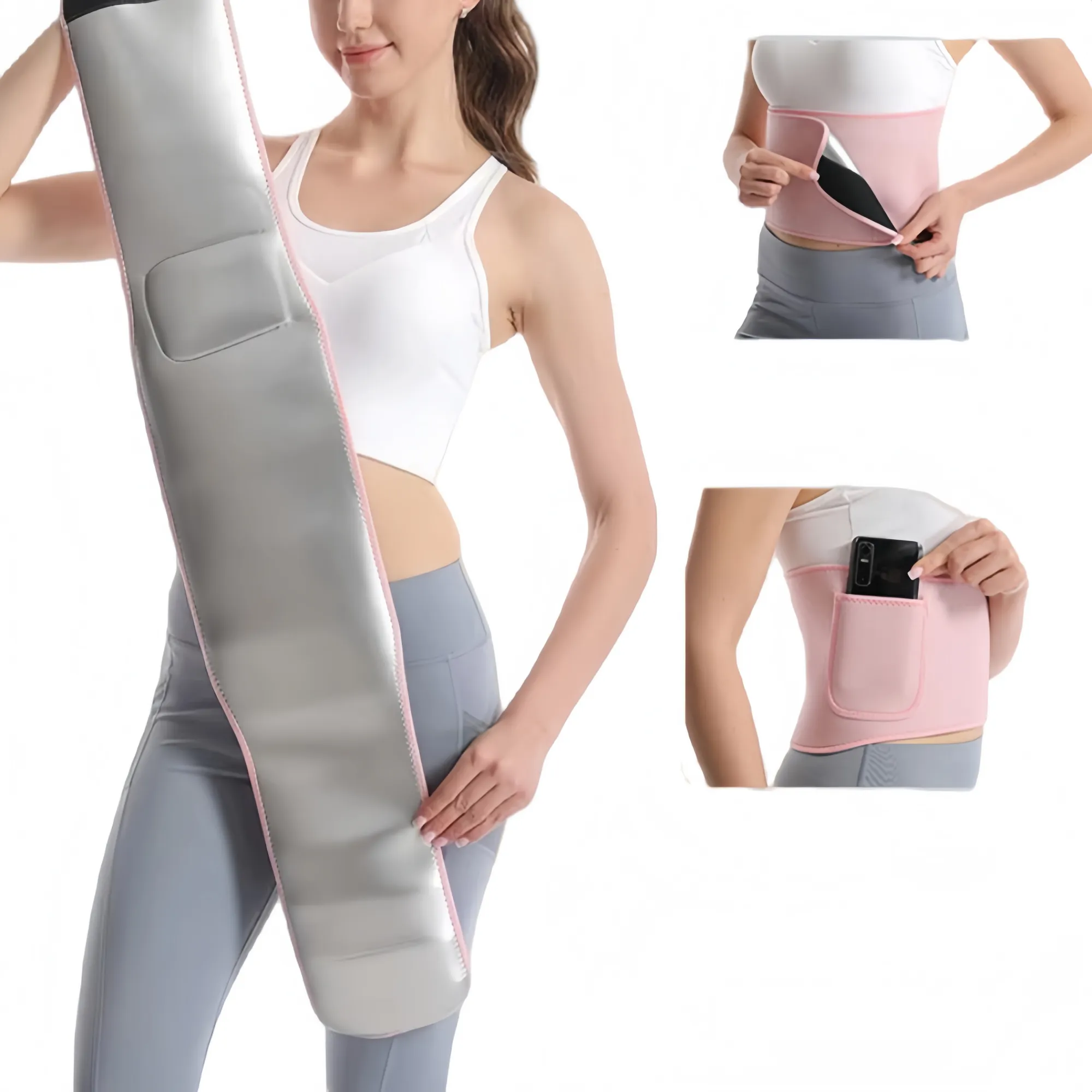Fitness Yoga Shaping Sweat Protection Belt 2
