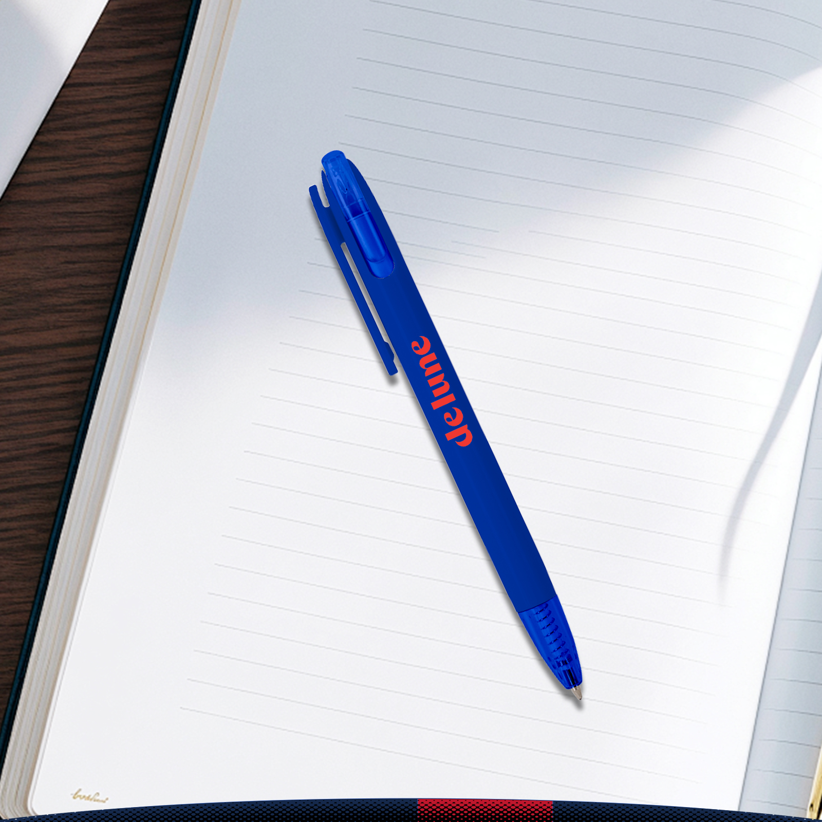 Cairbre Recycled Ballpoint with Transparent Plunger 1