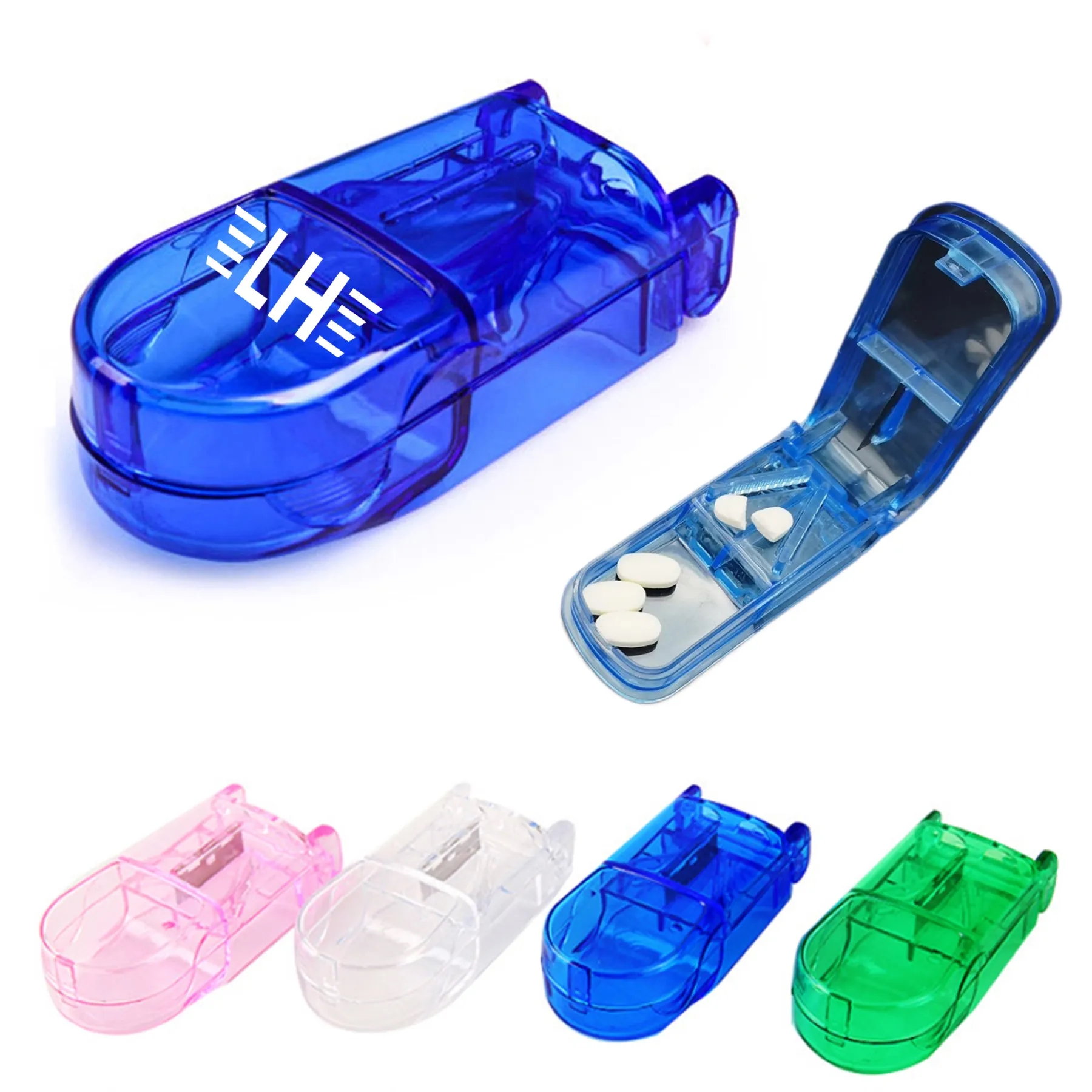 Compact Pill Cutter & Organizer Box 3