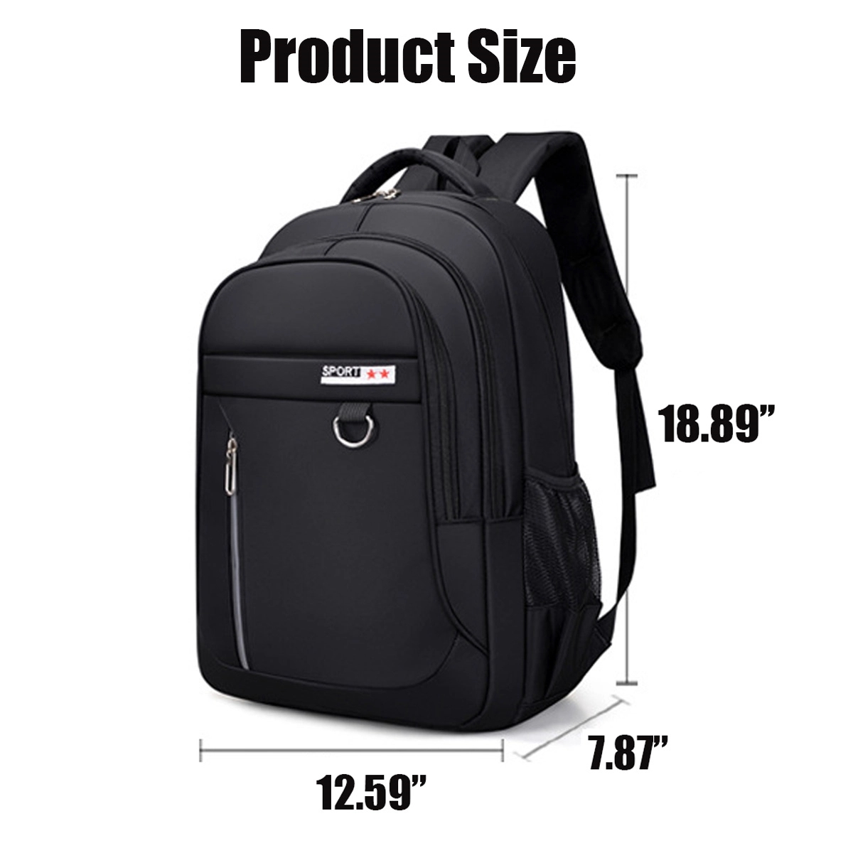 Large Capacity Portability School Travel Laptop Backpack 5