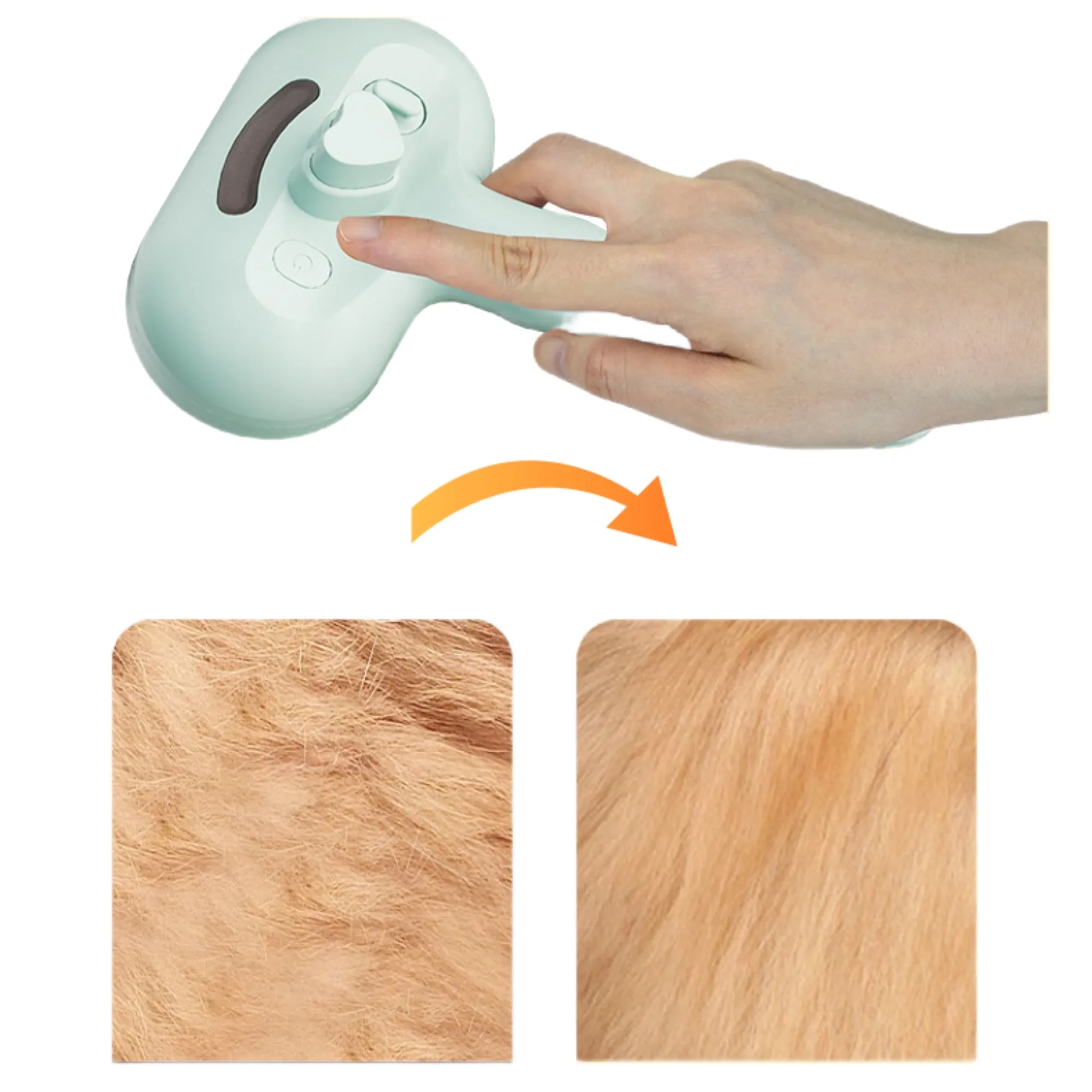 Rechargeable Pet Automatic Spray Styling Comb 6
