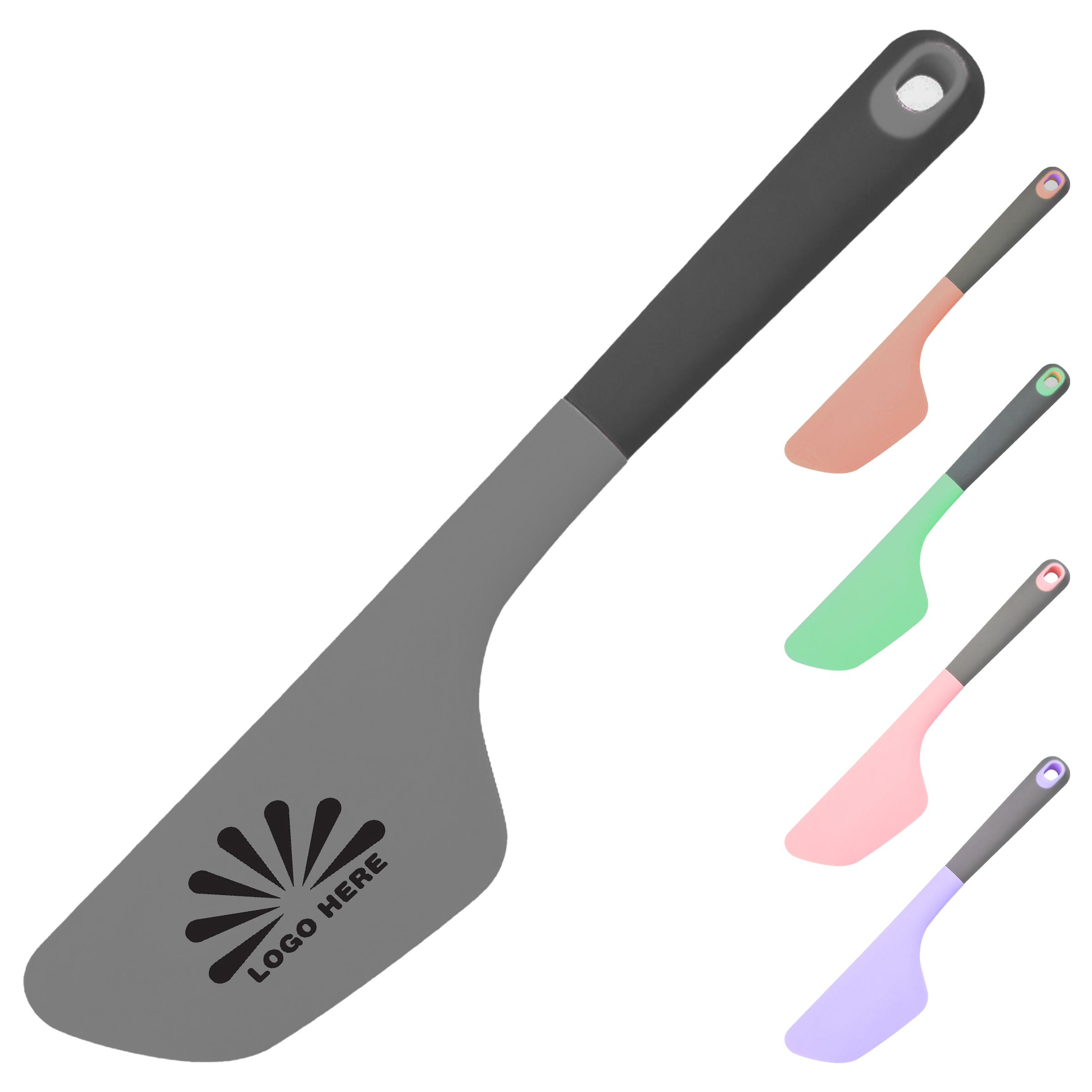 Professional Custom-Logo Silicone Spatula for Cake Decorating 1