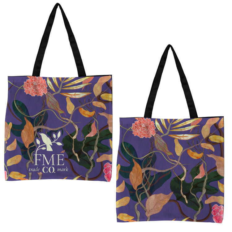 Flat Tote- Full Color on Both Sides 11