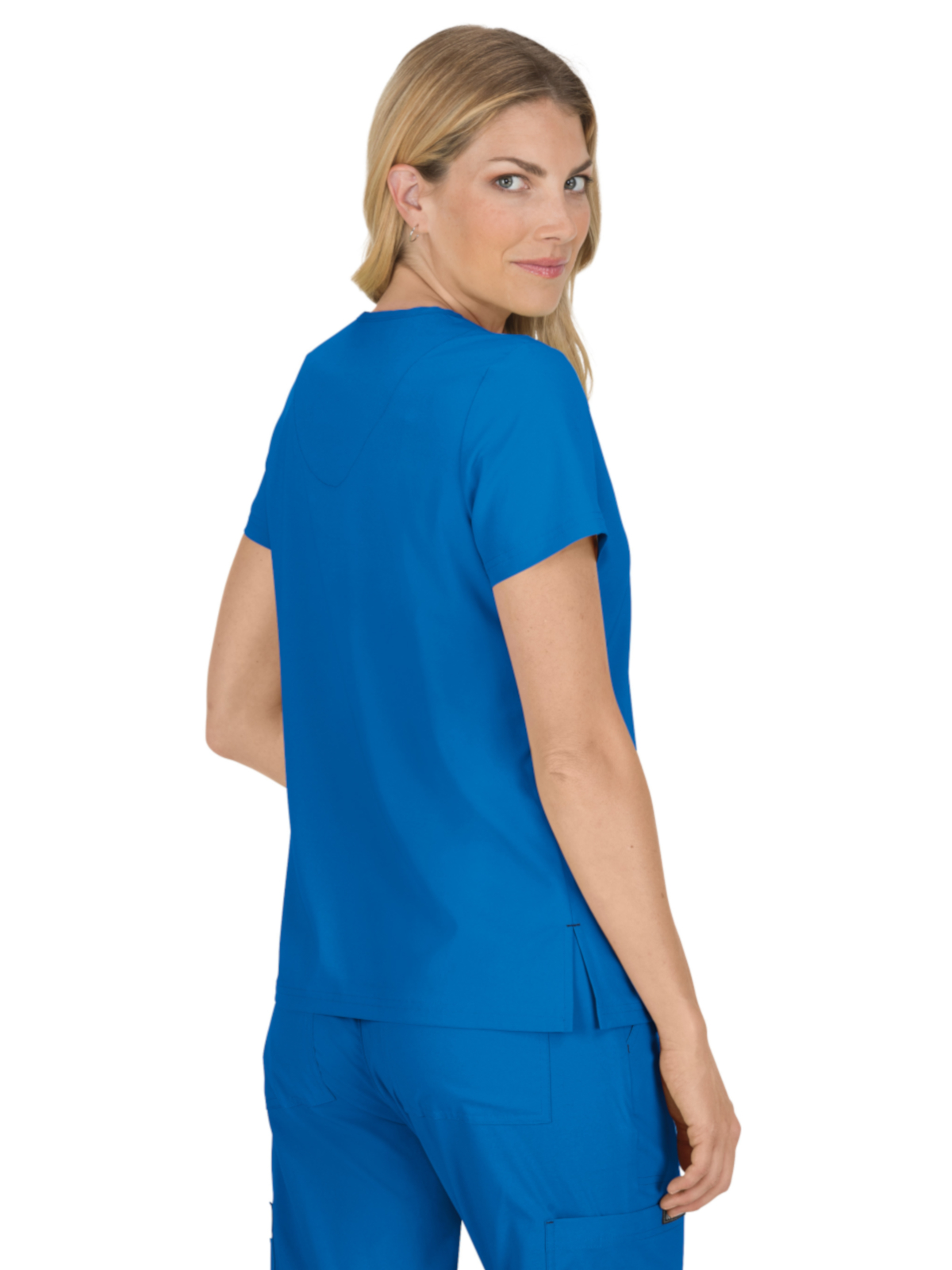 koi - Basics - Women's Four-Pocket Stretch V-Neck Becca Top 58