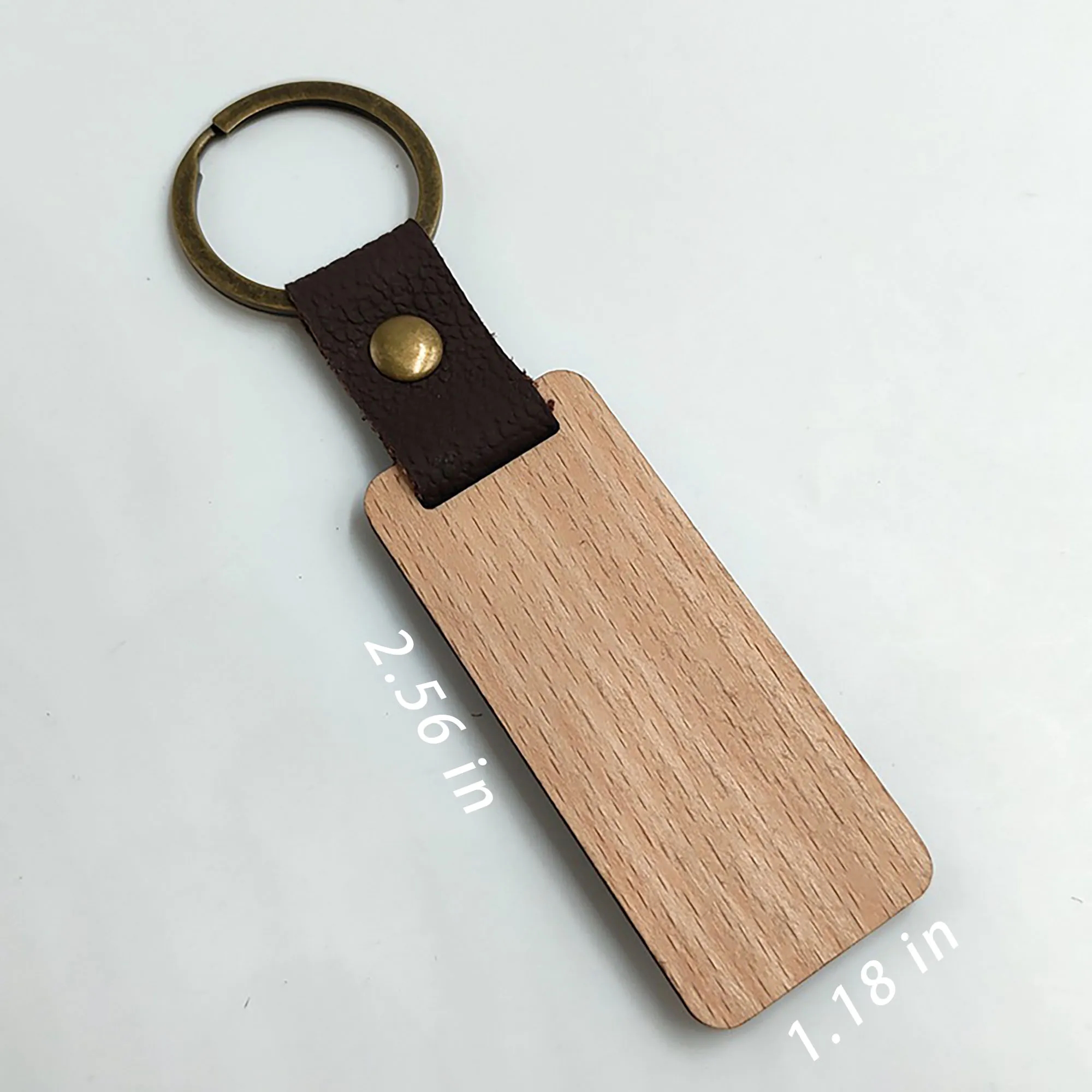 Wooden Keychain With Logo For Carrying 2