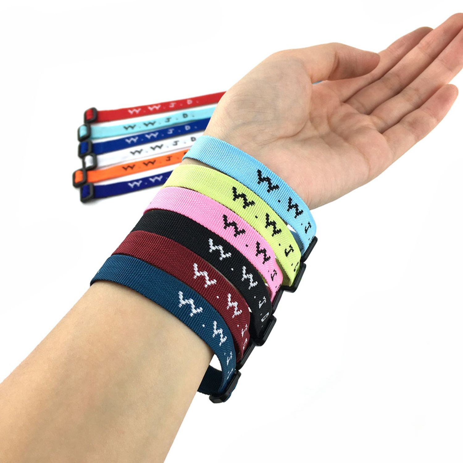 1/2" Jacquard Polyester Event Wristband 2
