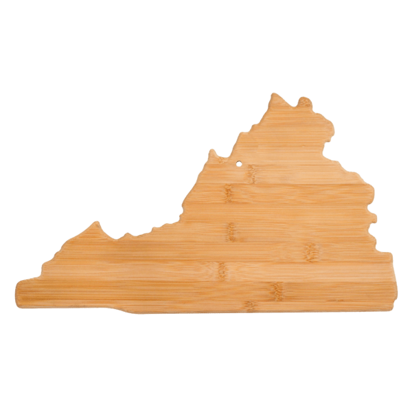 U.S. State Shaped Bamboo Cutting and Serving Boards 94
