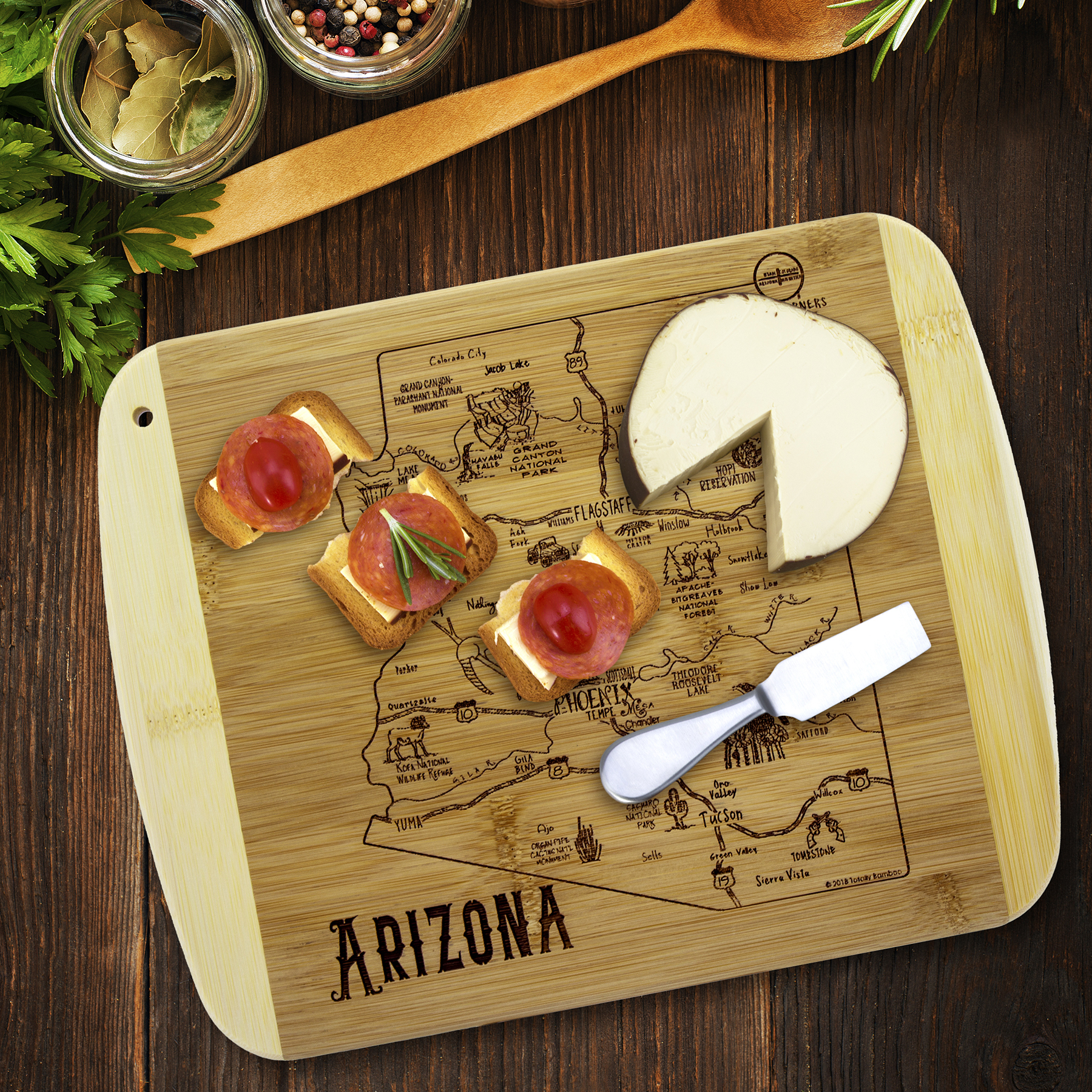 A Slice of Life Arizona Serving & Cutting Board 5