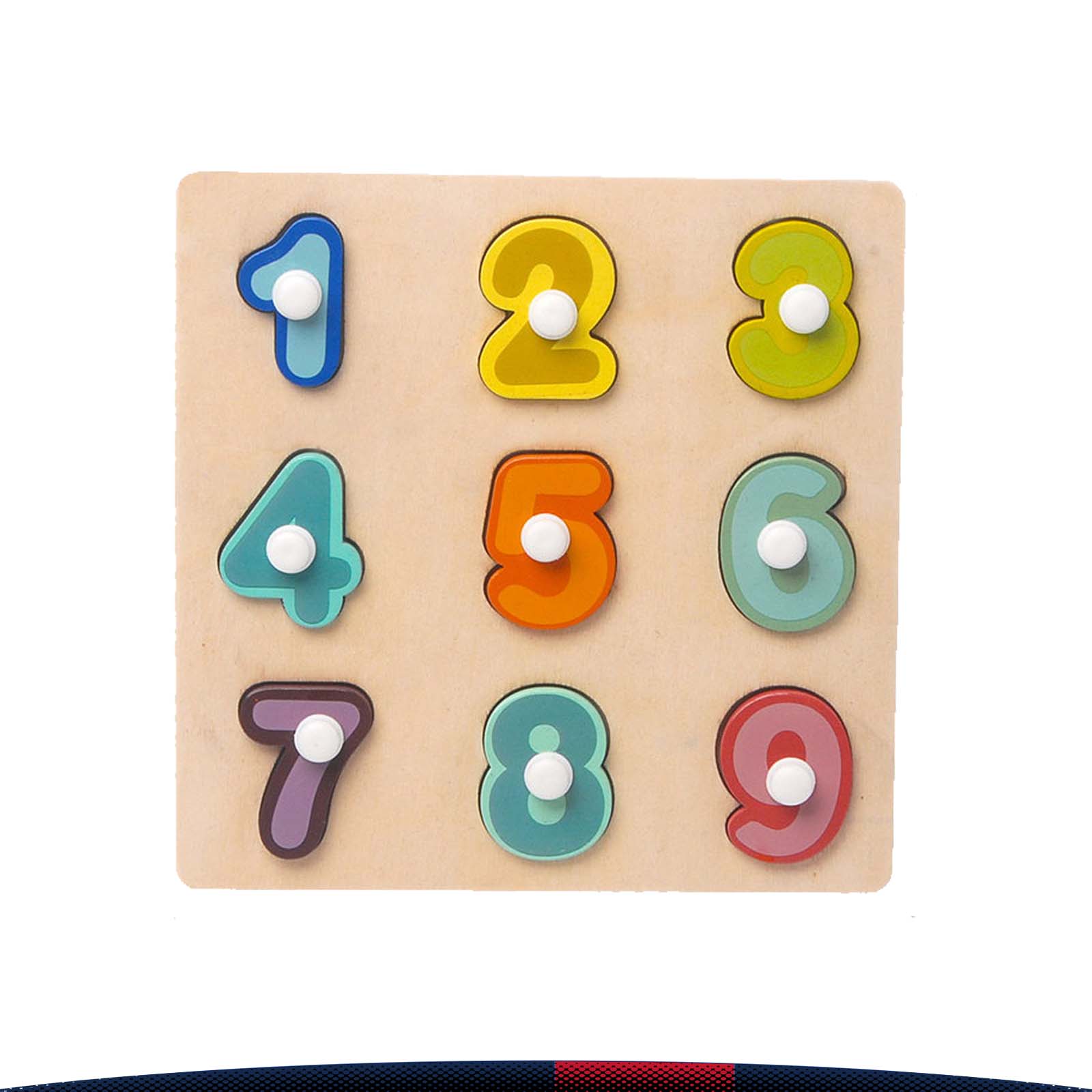 Wooden Number Puzzle Set 3