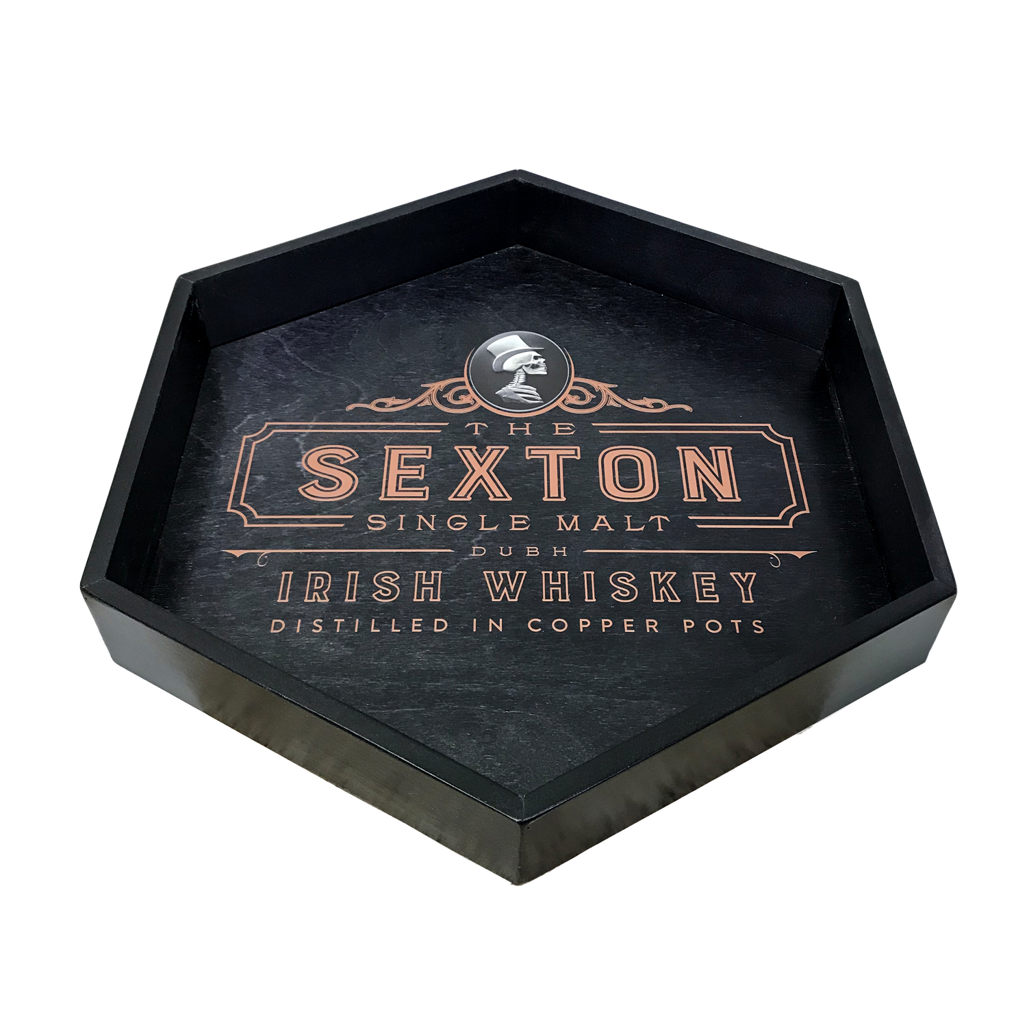 Wood Hexagon Serving Tray 4