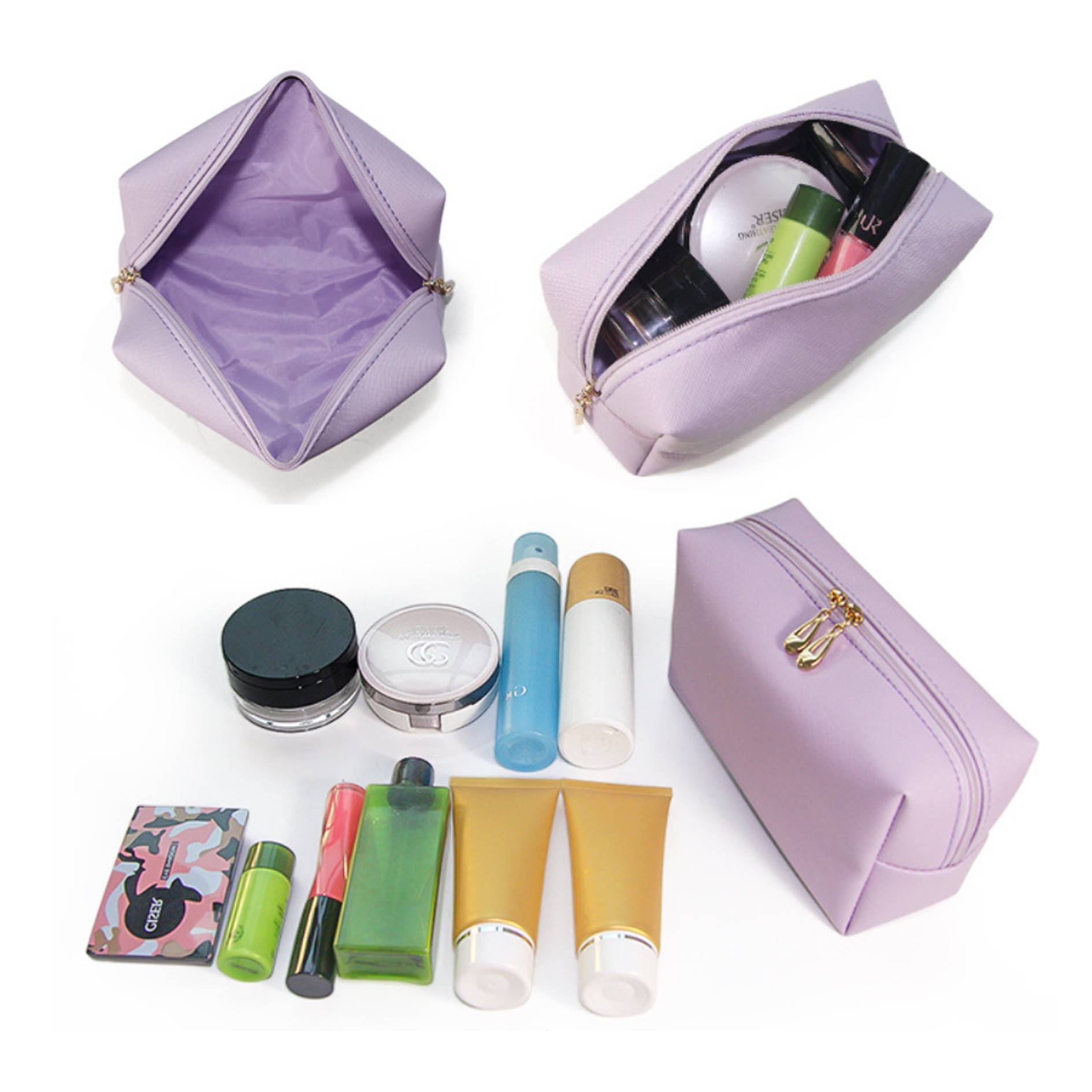 Portable PU Travel Cosmetic Pouch 5
