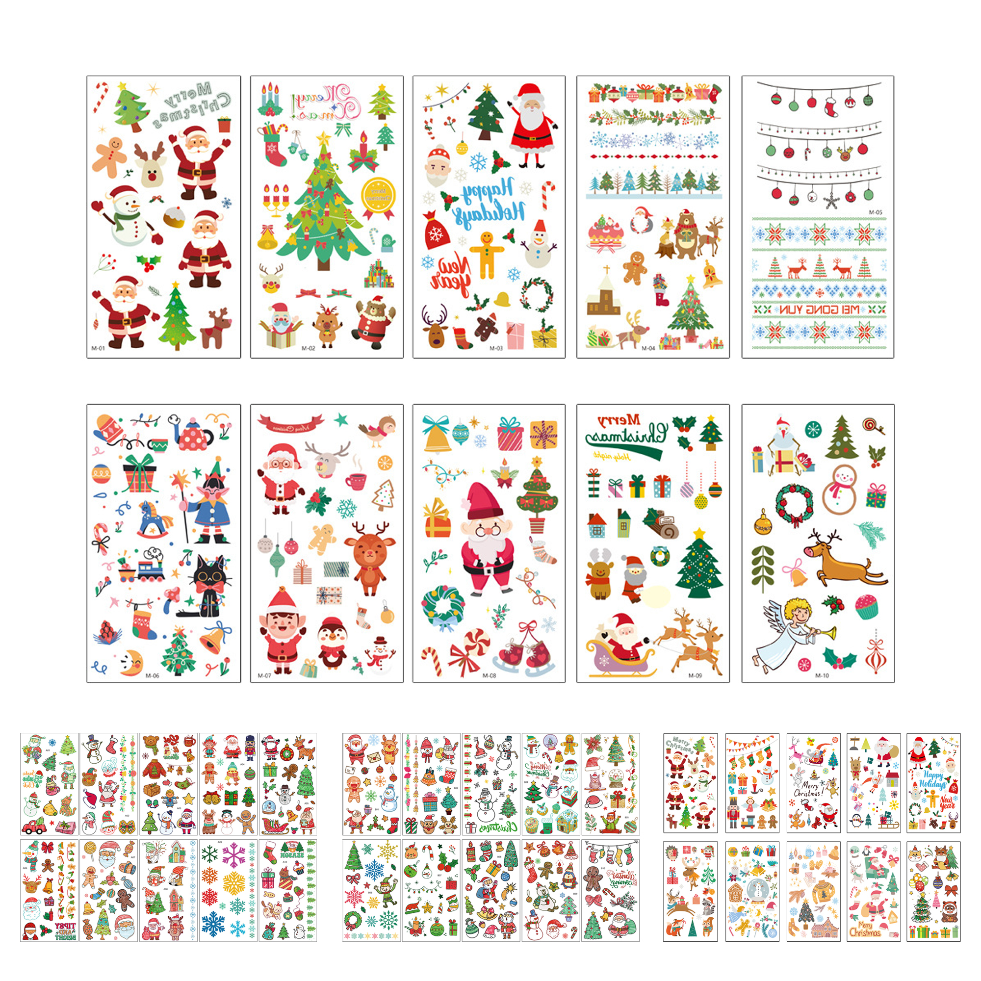 Christmas Tattoo Stickers