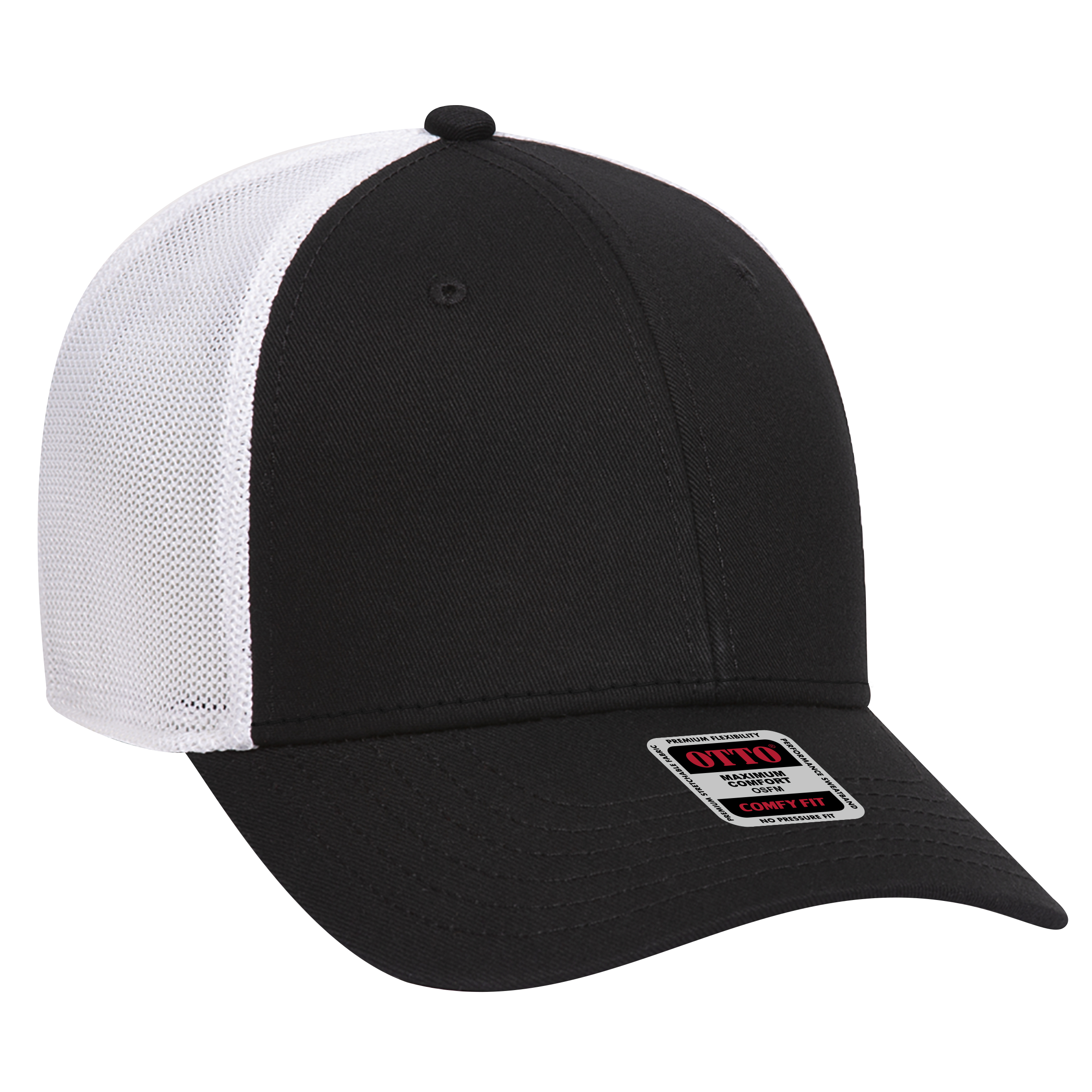 OTTO CAP® OTTO COMFY FIT® 6 Panel Low Profile Mesh Back Trucker Hat 8