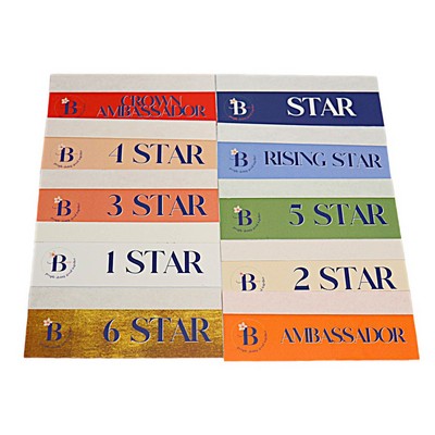 USA Made Paper Badge Ribbon Full-Color (1.5"x4")