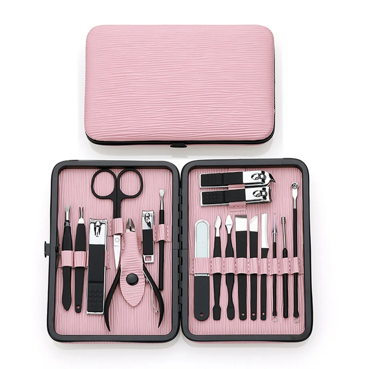 Manicure Set Professional Nail Clippers Kit for Women 18Pcs 3
