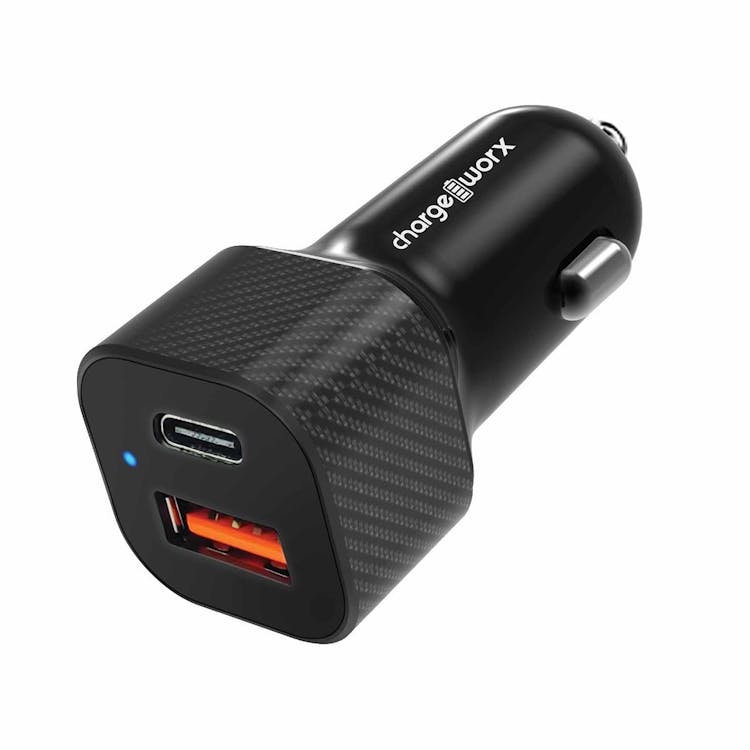 USB and USB-C Car Chargers - Black 2