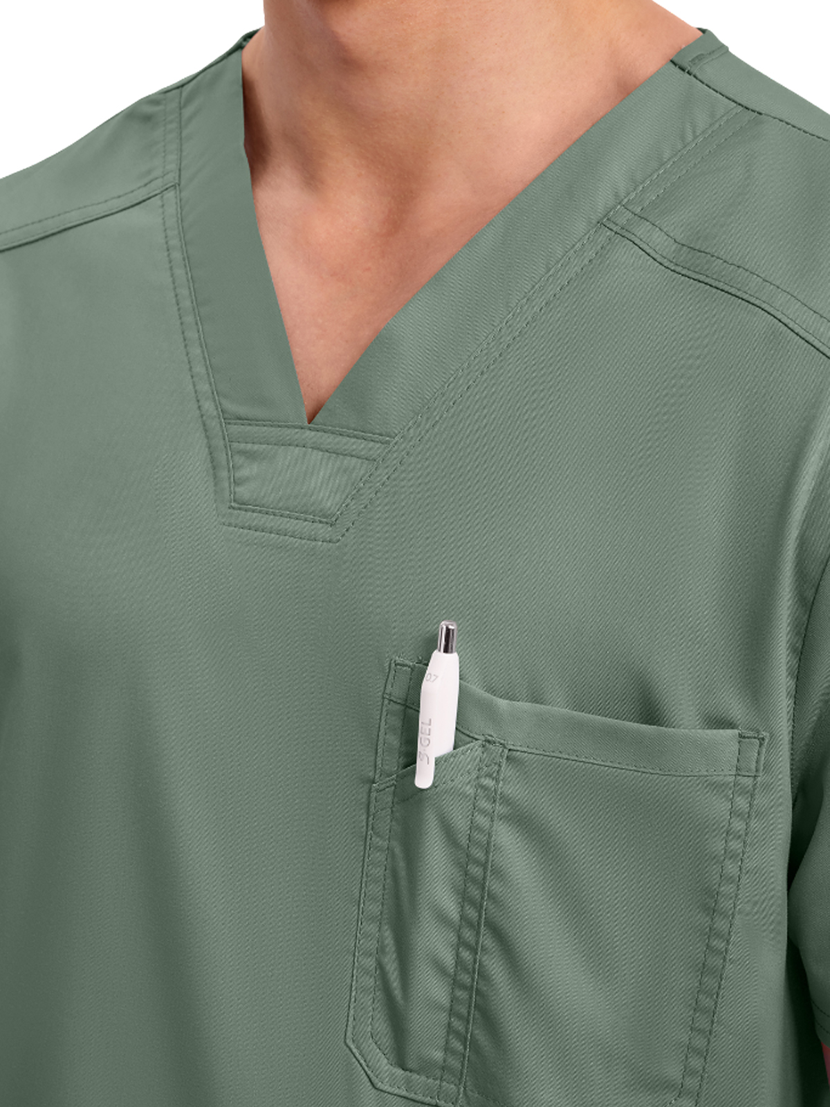 Cherokee - Workwear Revolution - Men's 1-Pocket Tuckable V-Neck Top 31