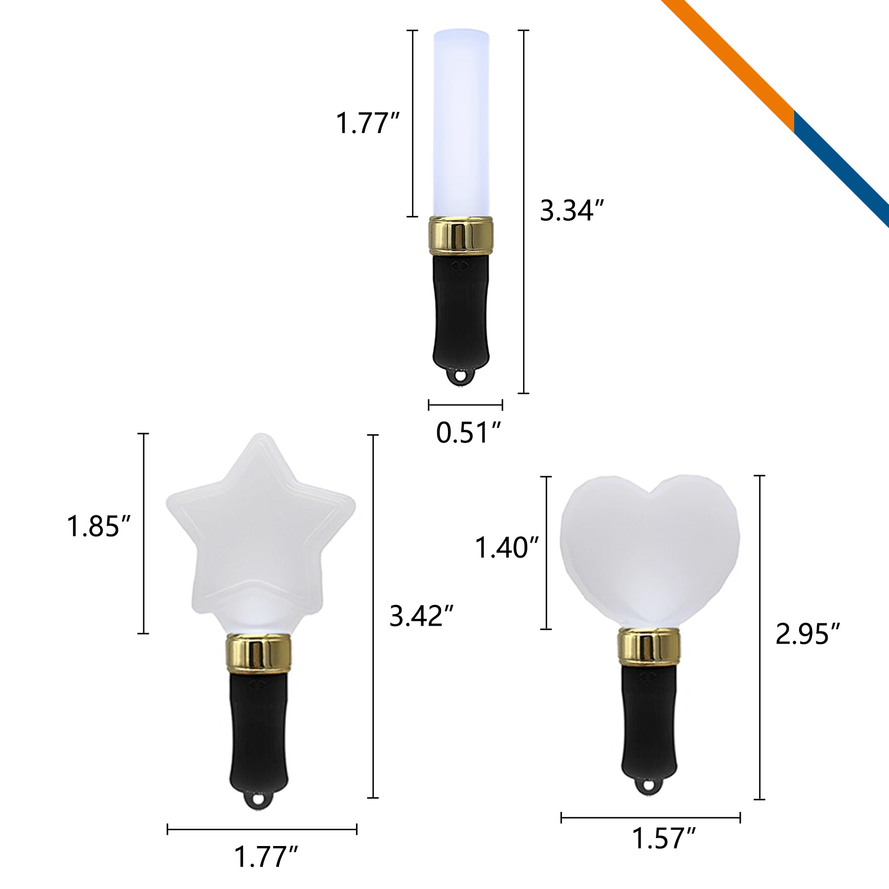 Lumitag Mini LED Glow Stick Keychain 6