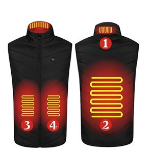 4 Part Heated USB Charging Heating Vest 5