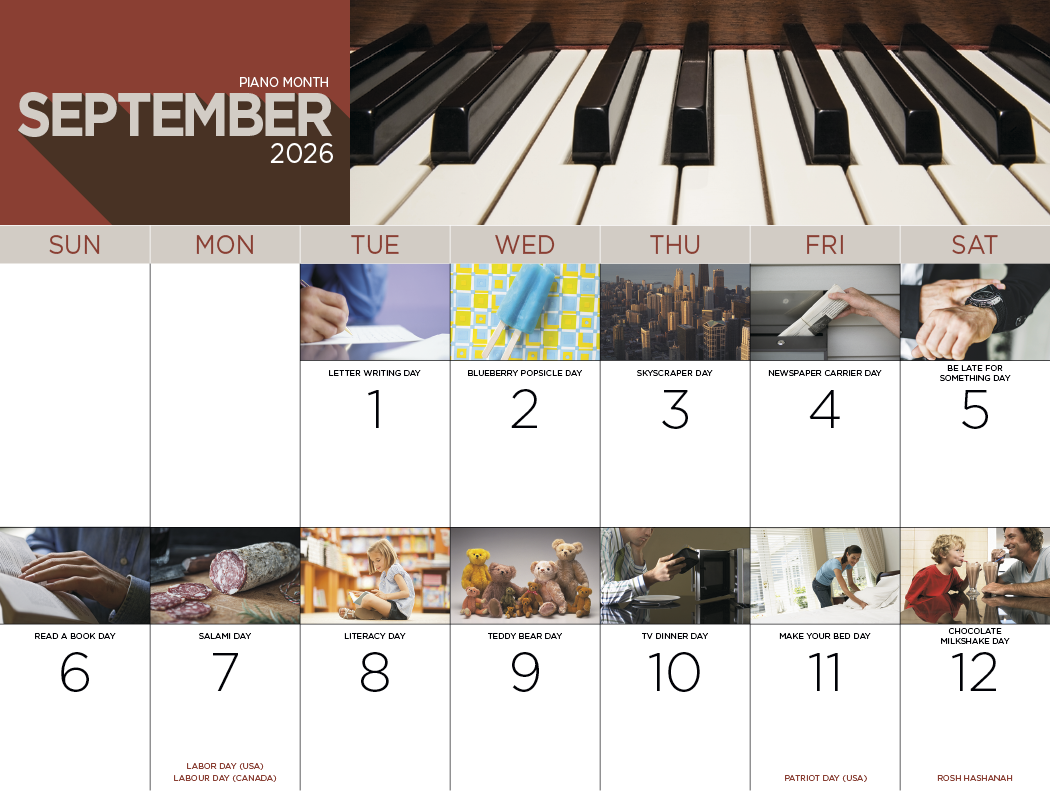 Good Value™ National Day - Spiral Calendar 39