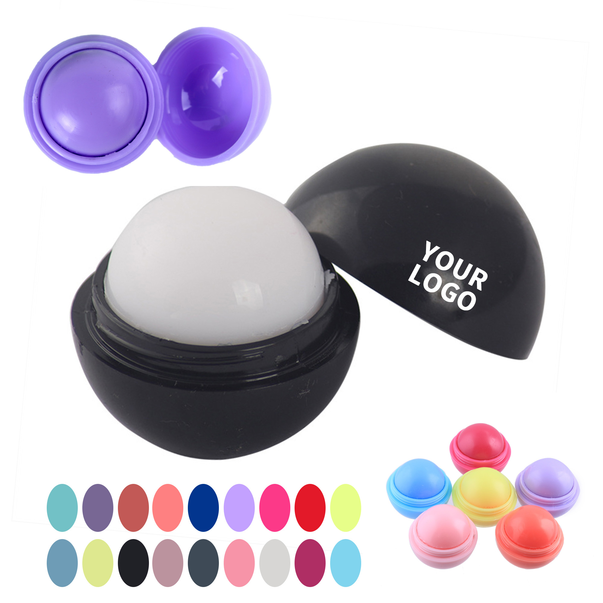 Natural Organic Round Lip Balm 1.5" 18