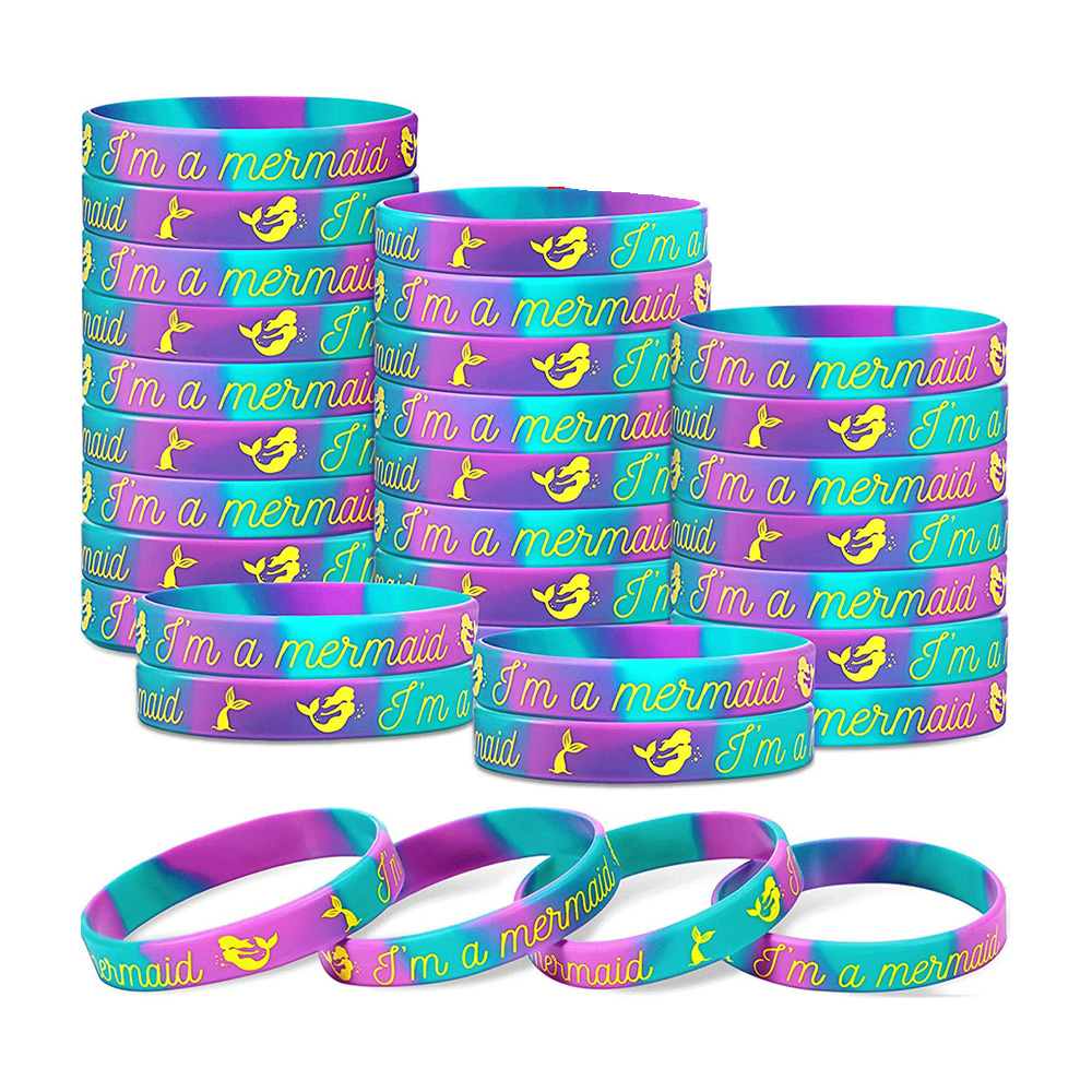 Silicone bracelet wristband