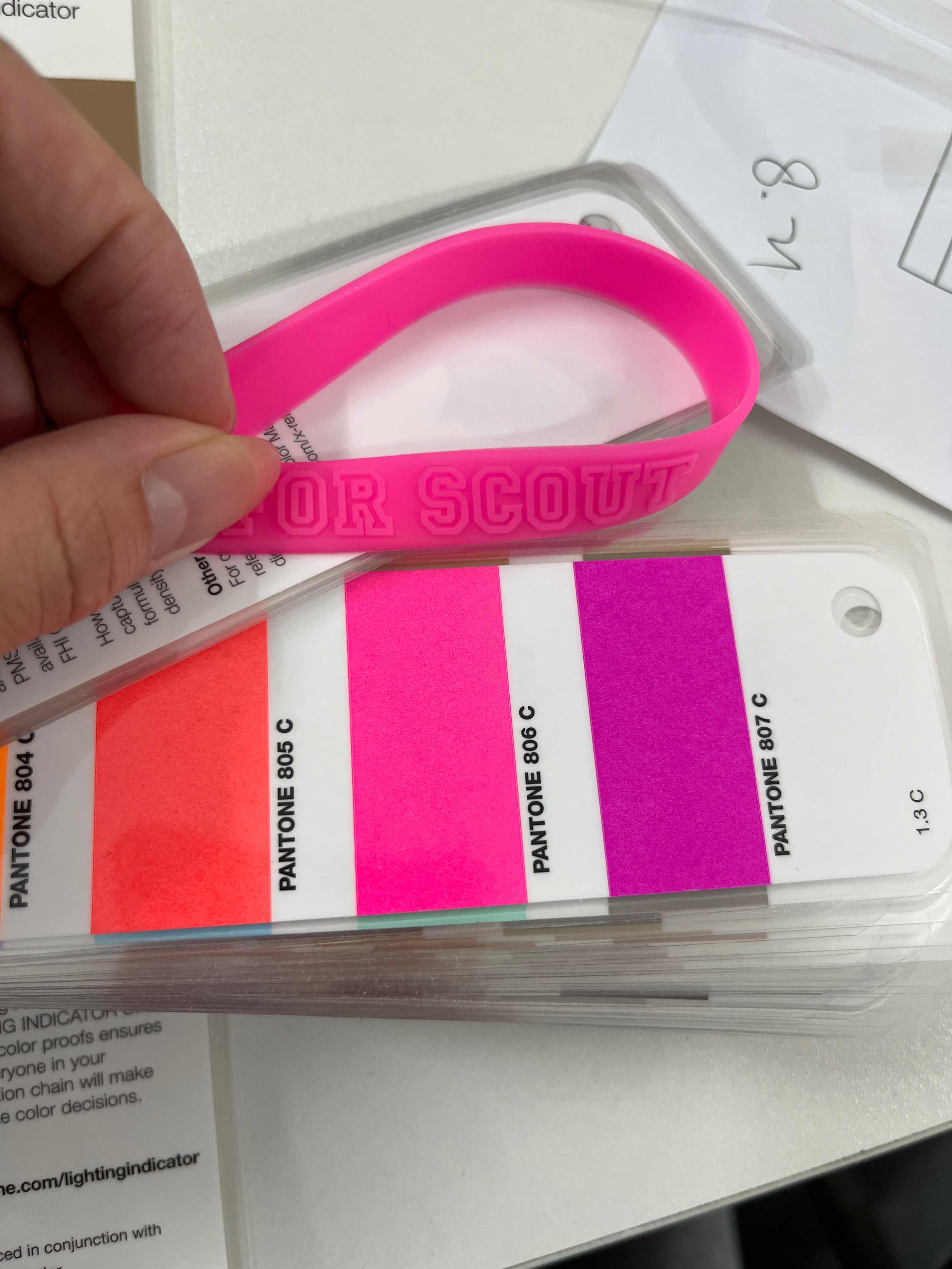 1 1/2 Inch Embossed Silicone Wristband 4
